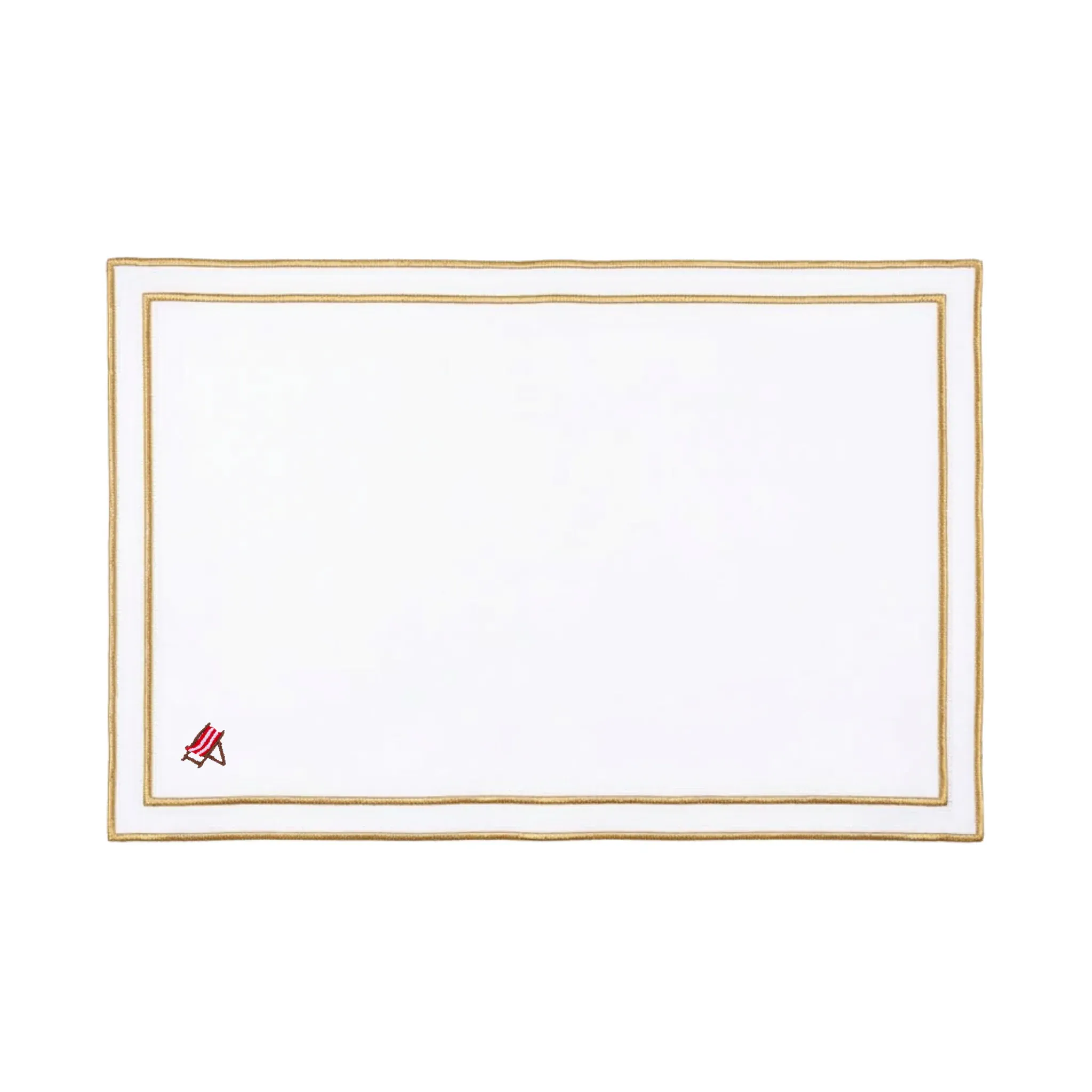 Nazaré Embroidered Cotton Table Linen - White by Torres Novas