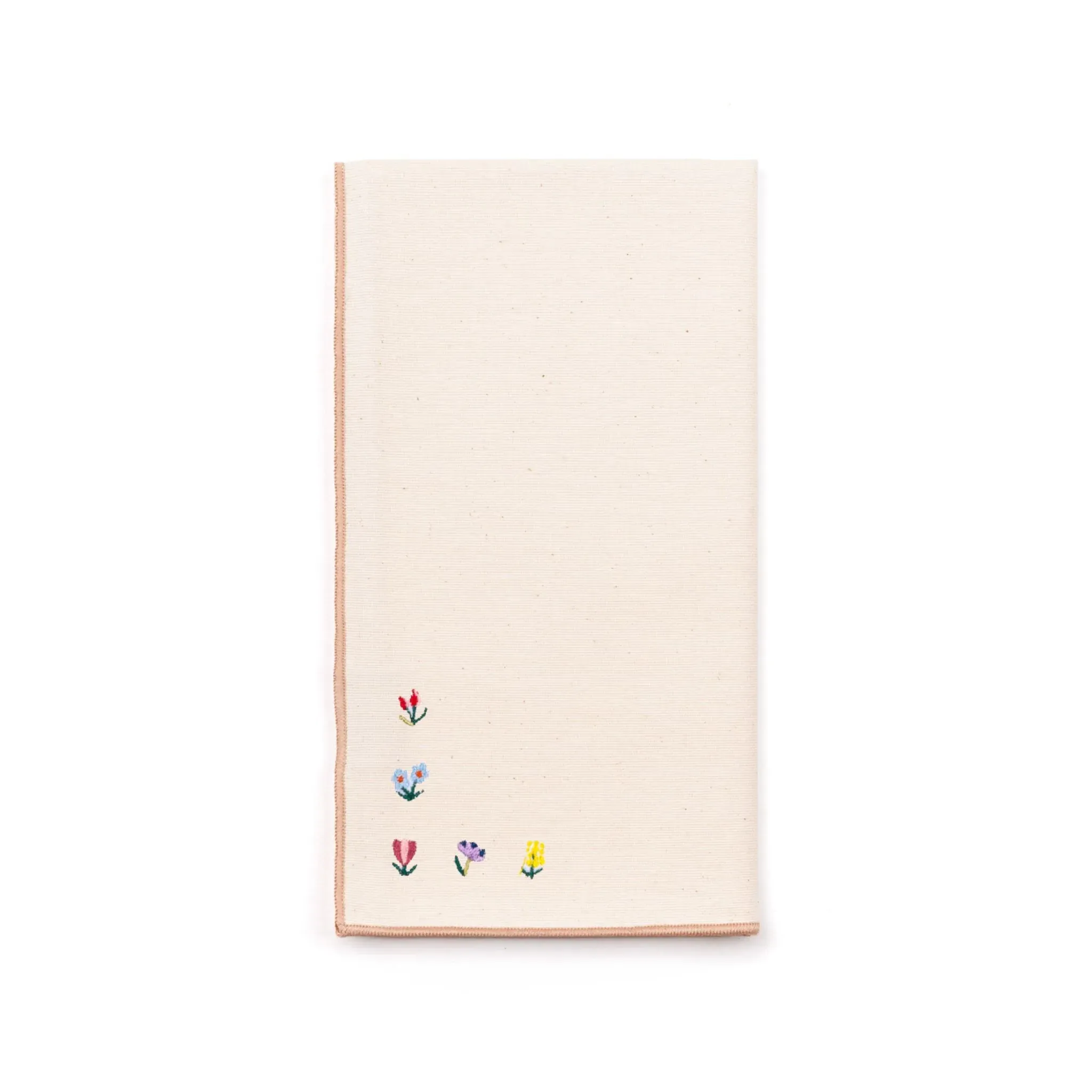 Nazaré Embroidered Flower Napkin - Ecru, Cotton product