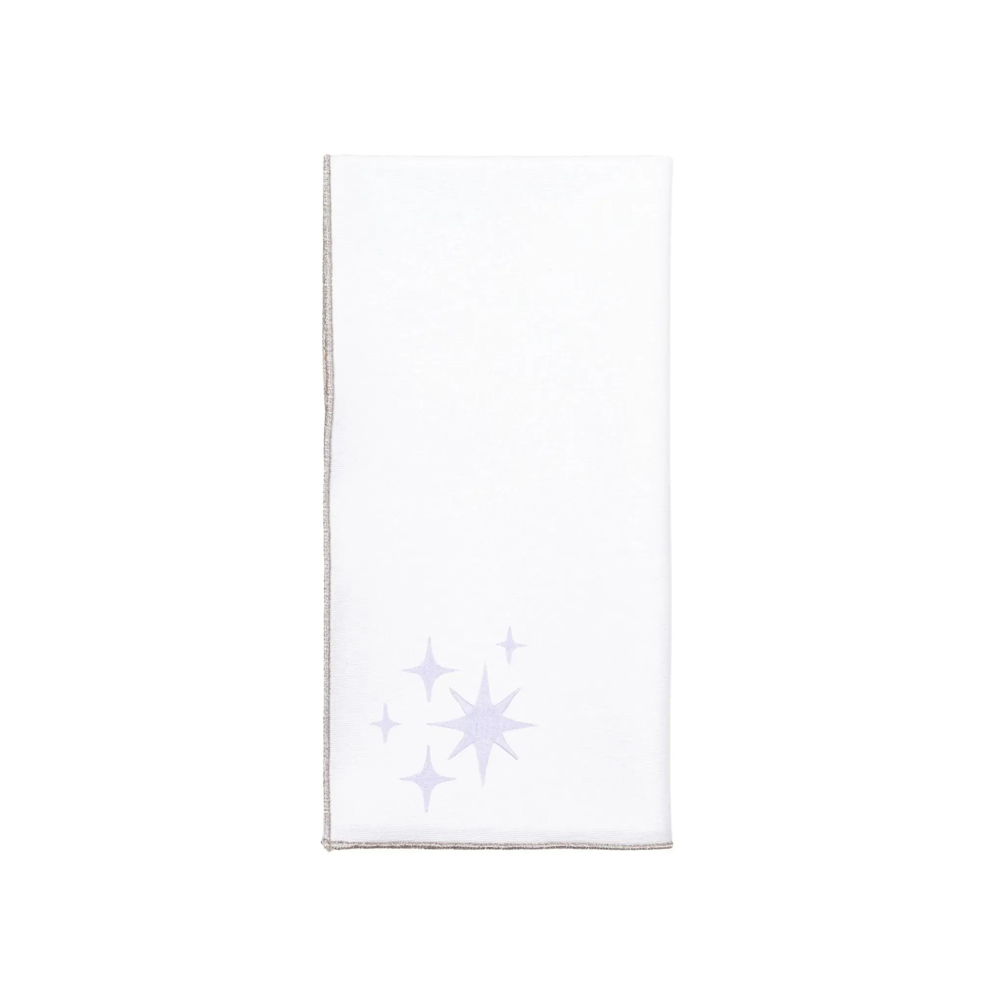 Nazaré Embroidered Star Table Linen - White, Cotton product