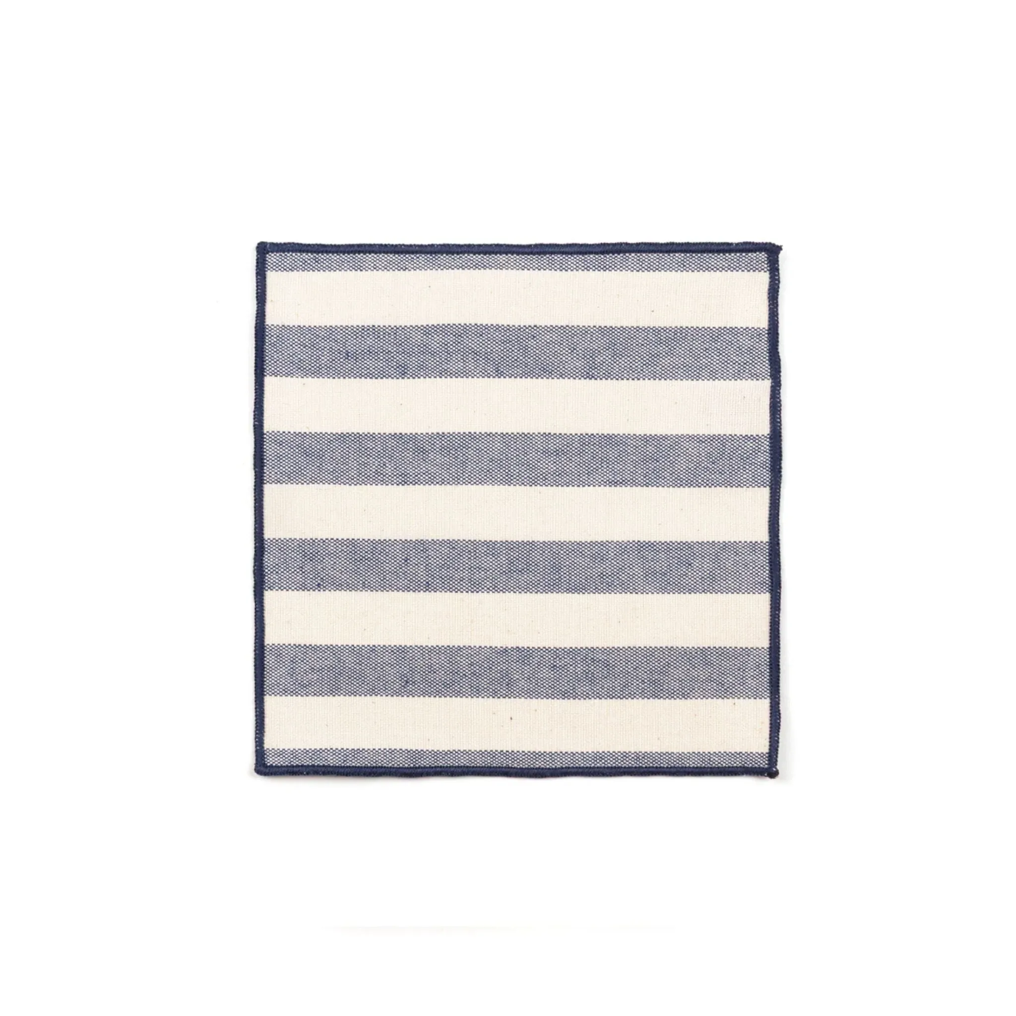 4-Pack Cocktail Napkins - Blue, Striped