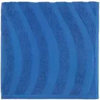 Beach Towel with Wave Pattern - Blue, Cotton alternate view