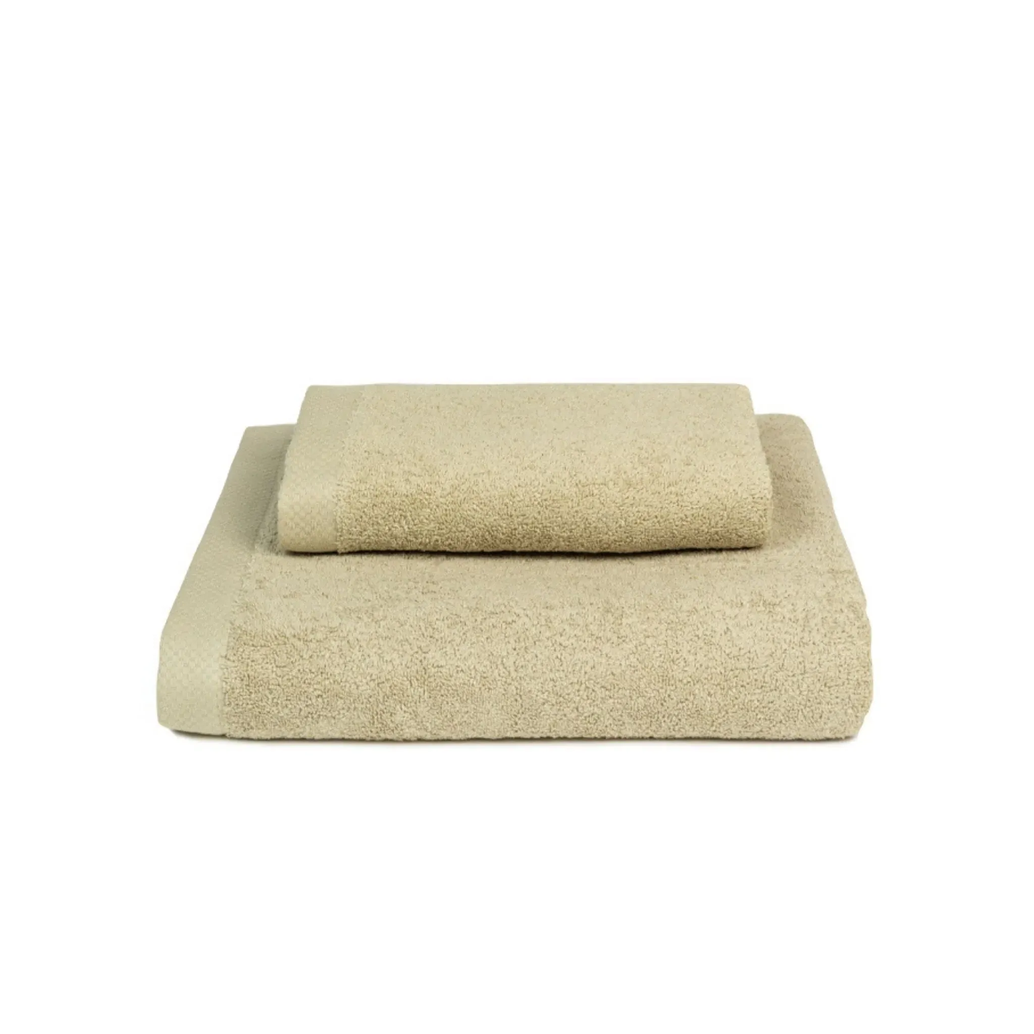 Kids Bath Towel 550 GSM - Khaki Green, Cotton