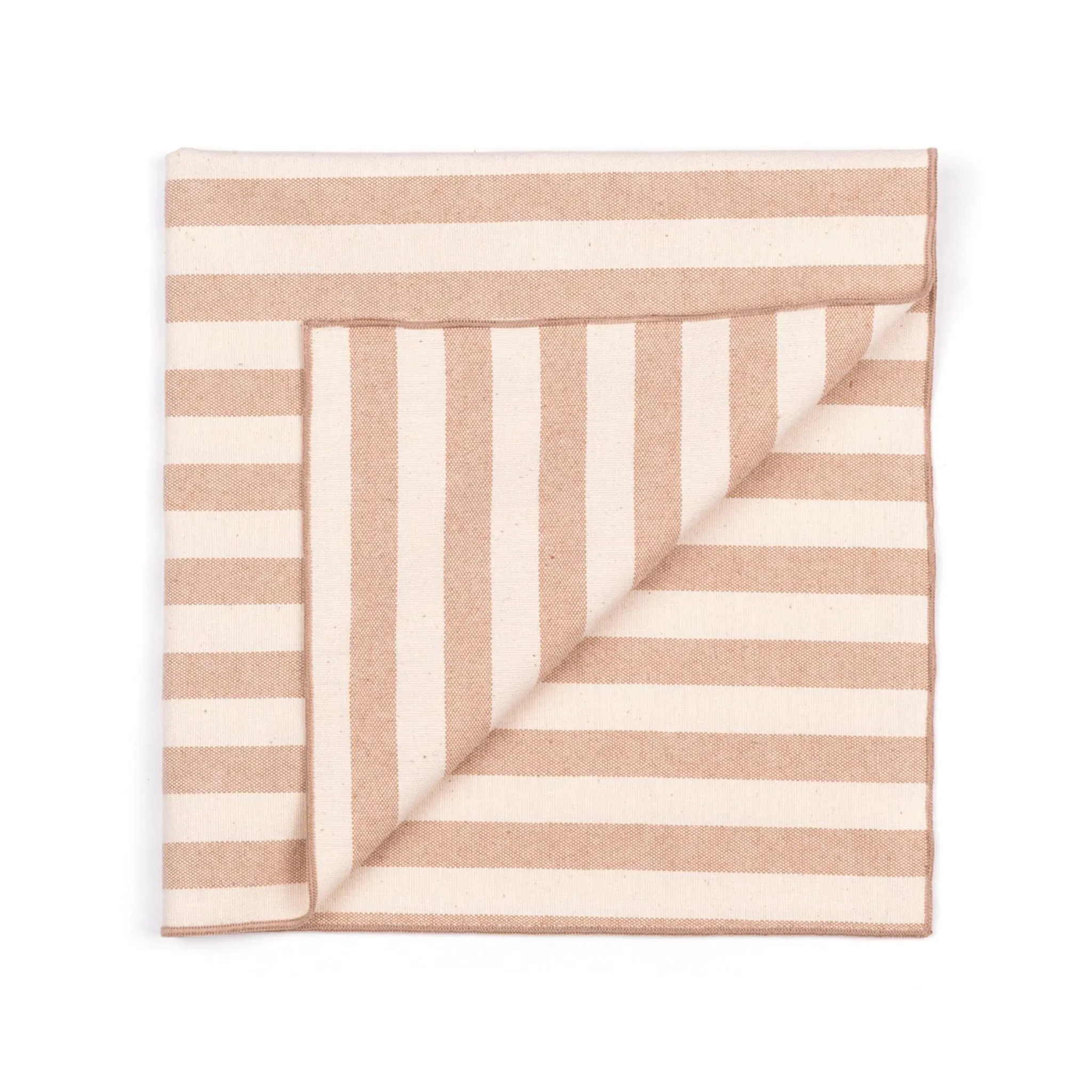 Striped Table Linen Collection - Beige