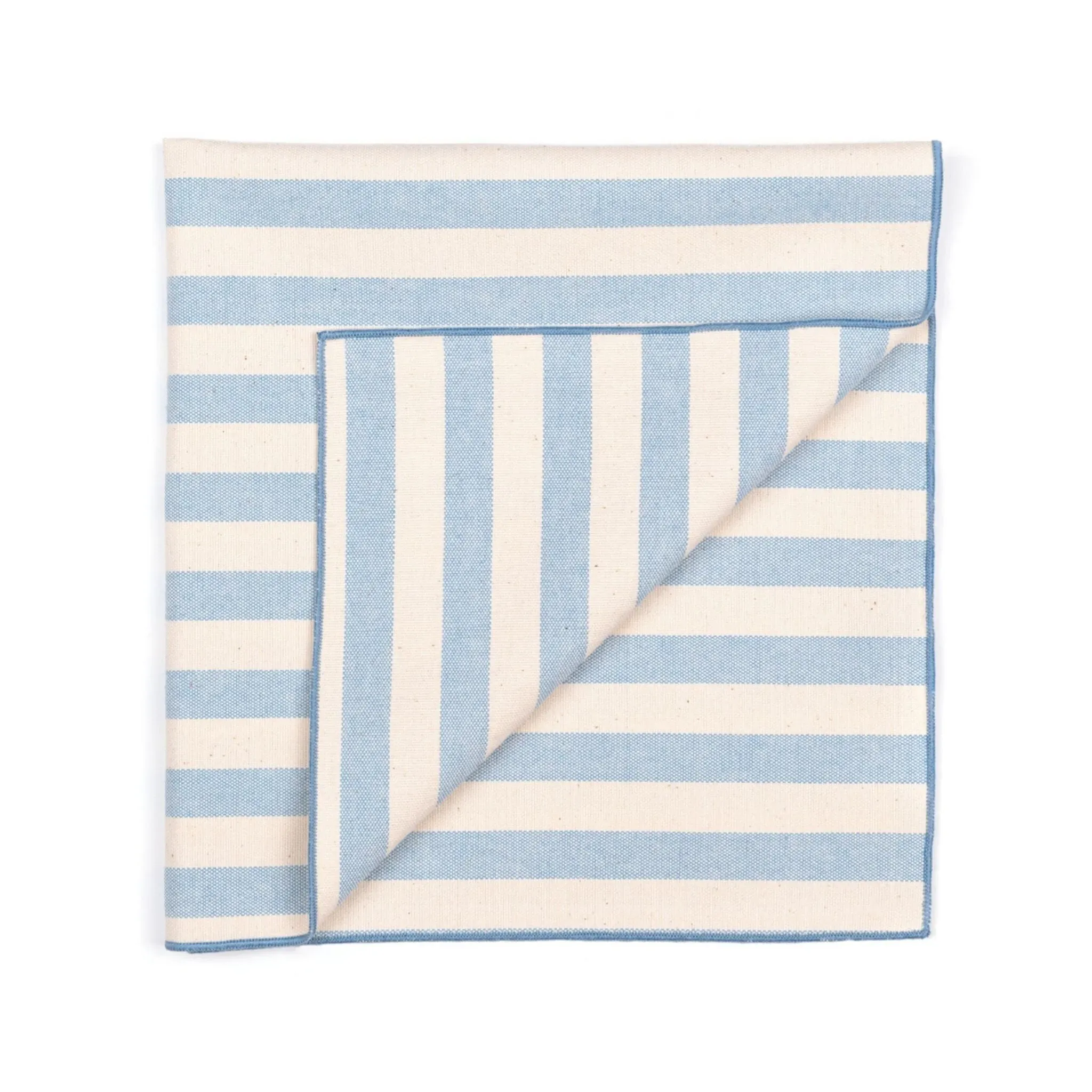 Striped Table Linen Collection - Blue Sky