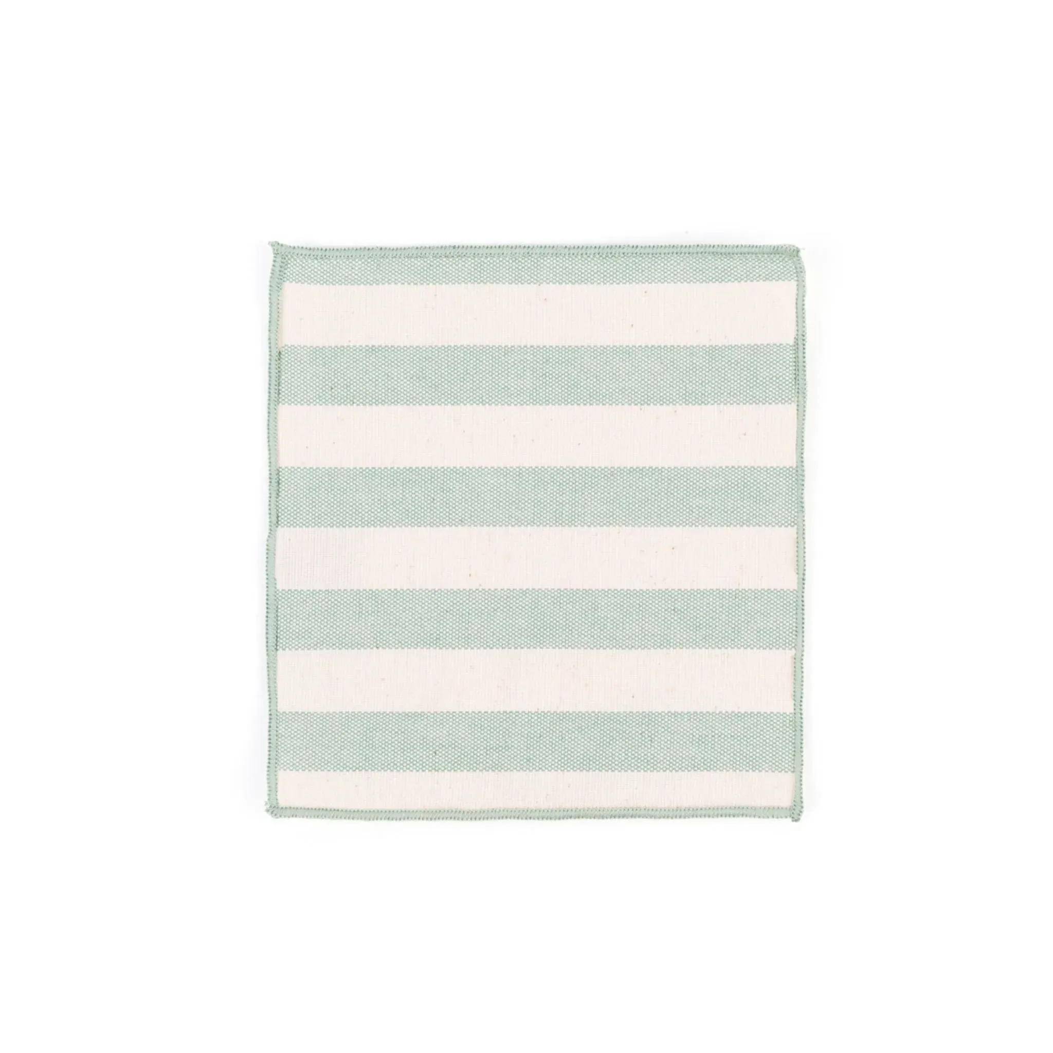 Striped Table Linen Collection - Green, Cotton