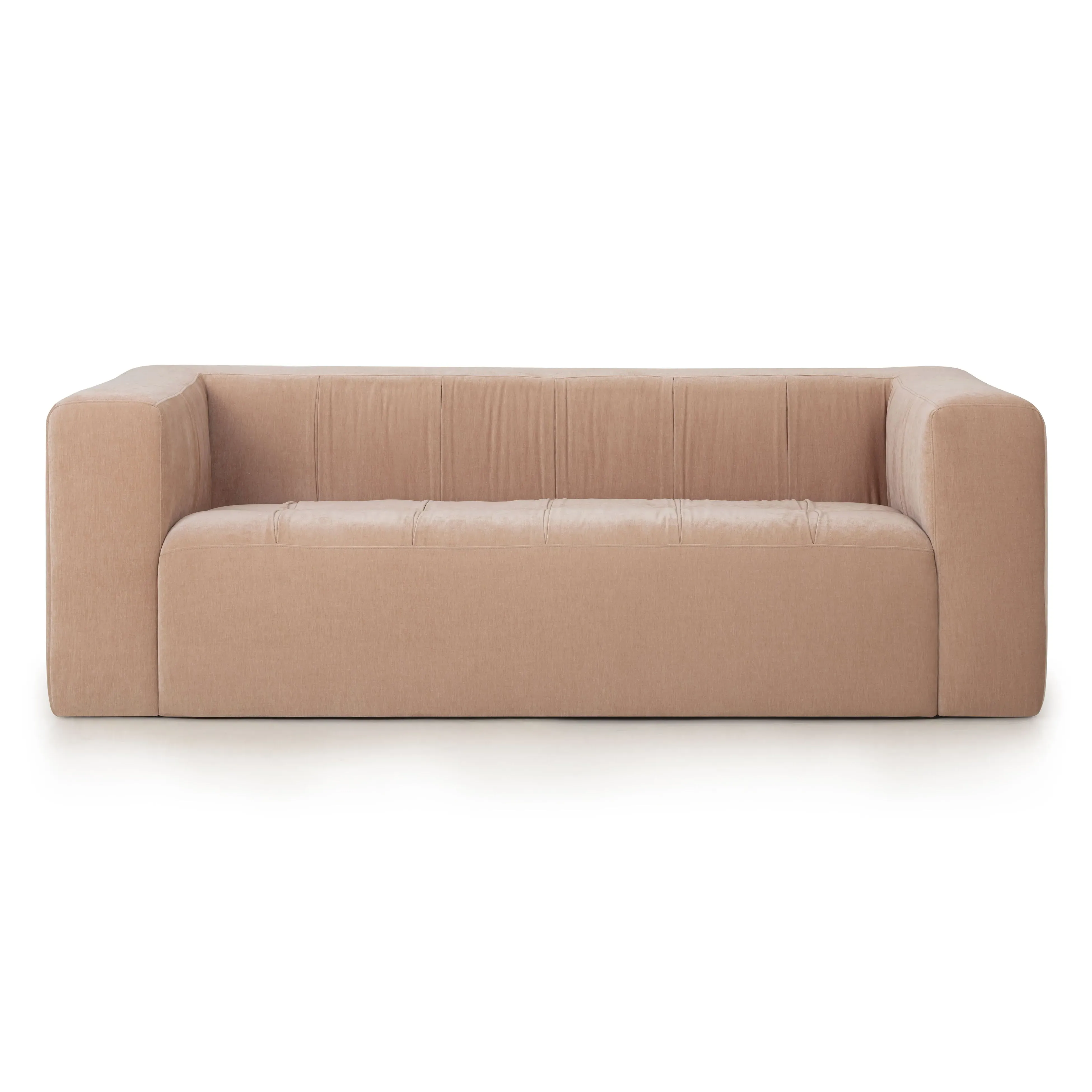 Alder 89" Contract-Grade Chenille Sofa - Upcycled product