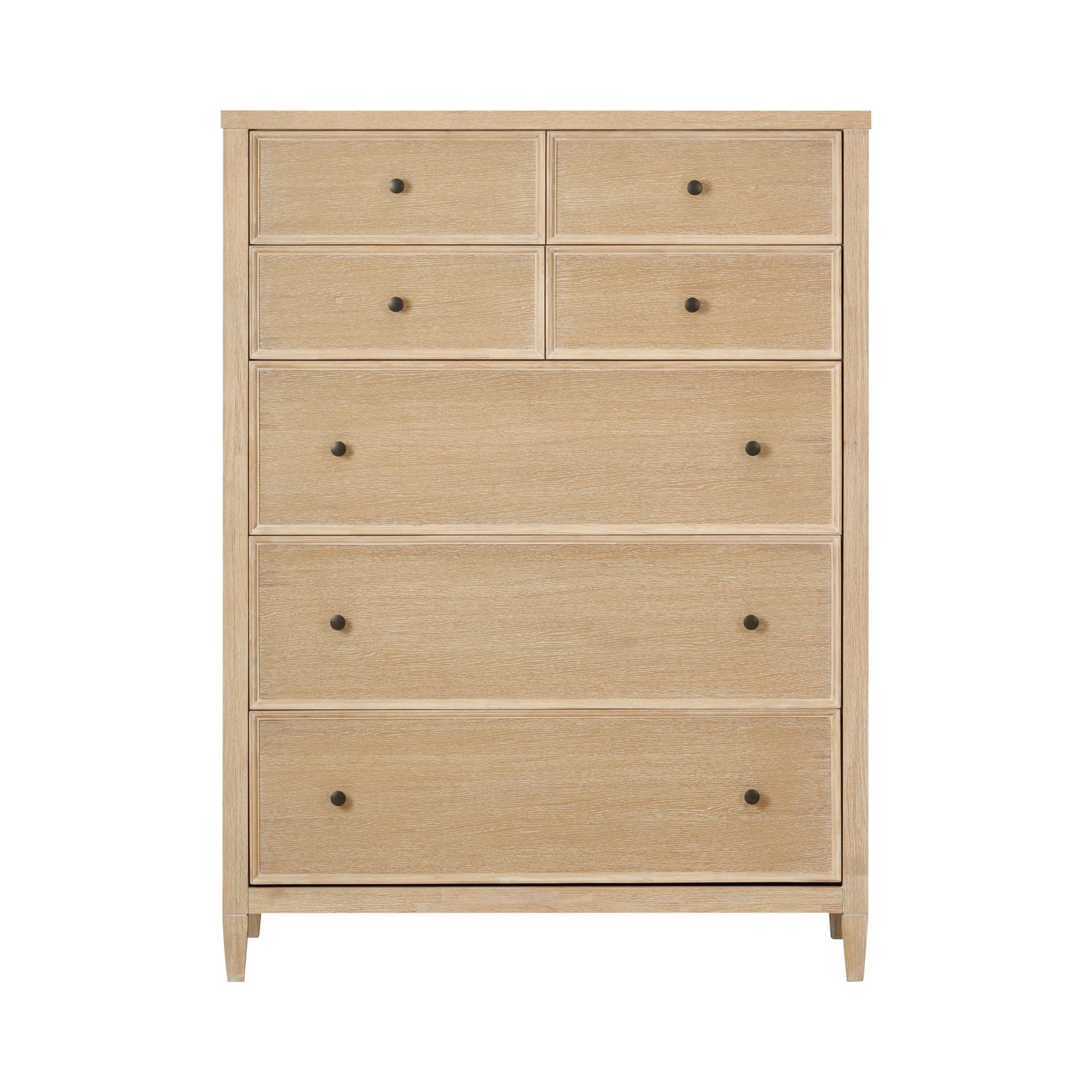 Bristol Park 7-Drawer Chest - Whitewashed Oak product