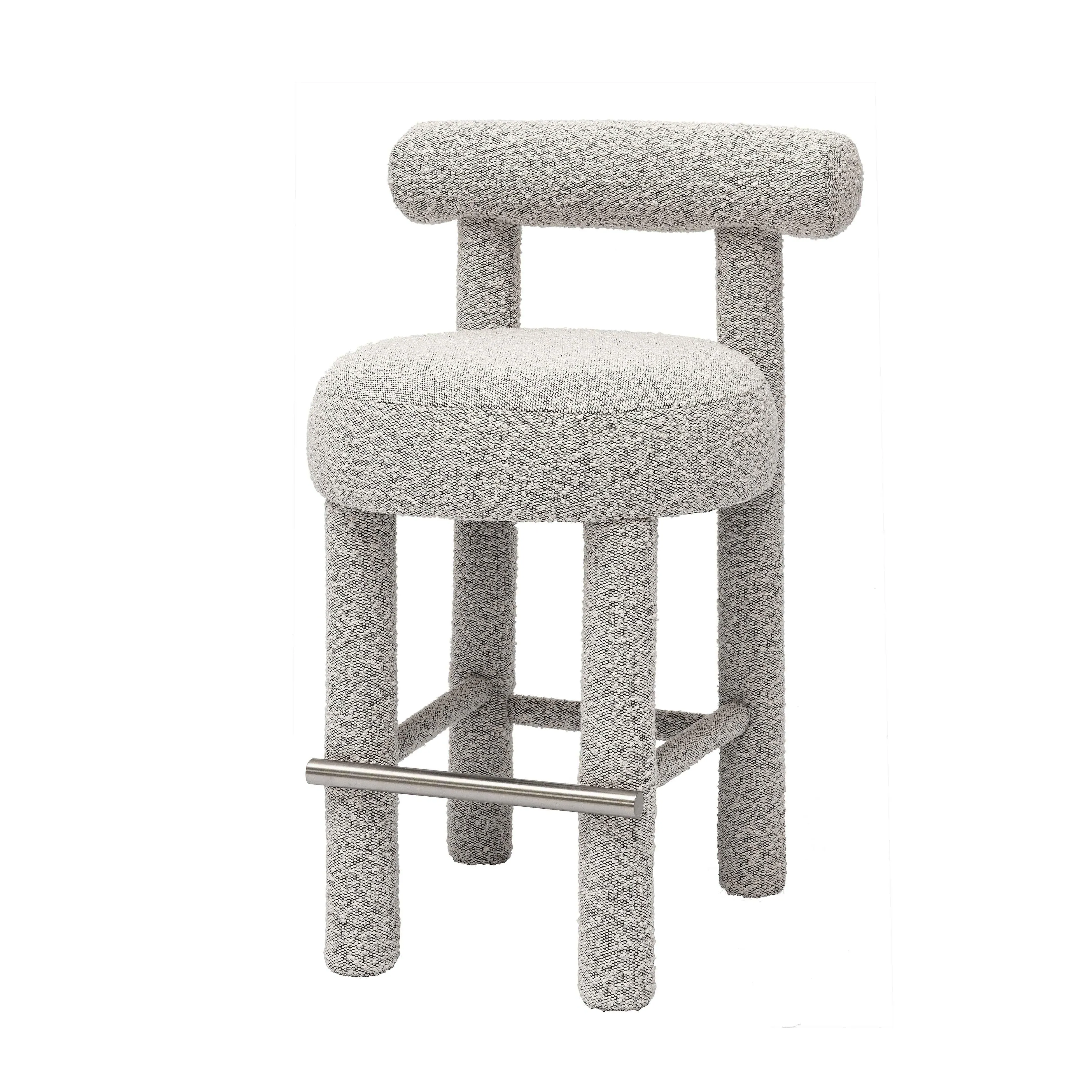 Carmel Counter Stool - Black & White, Boucle product
