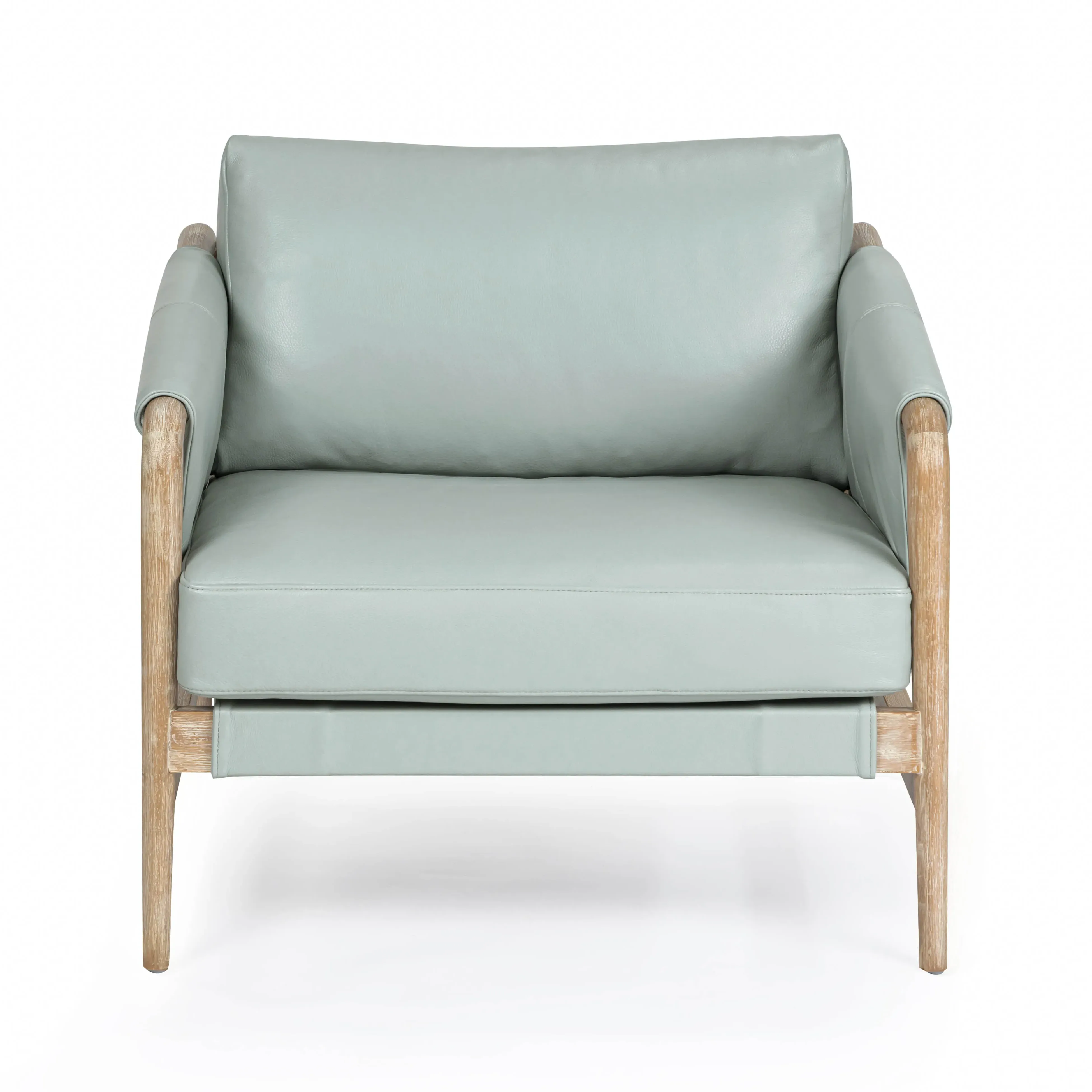 Chakka Accent Chair - Top-Grain Leather, Solid Wood product
