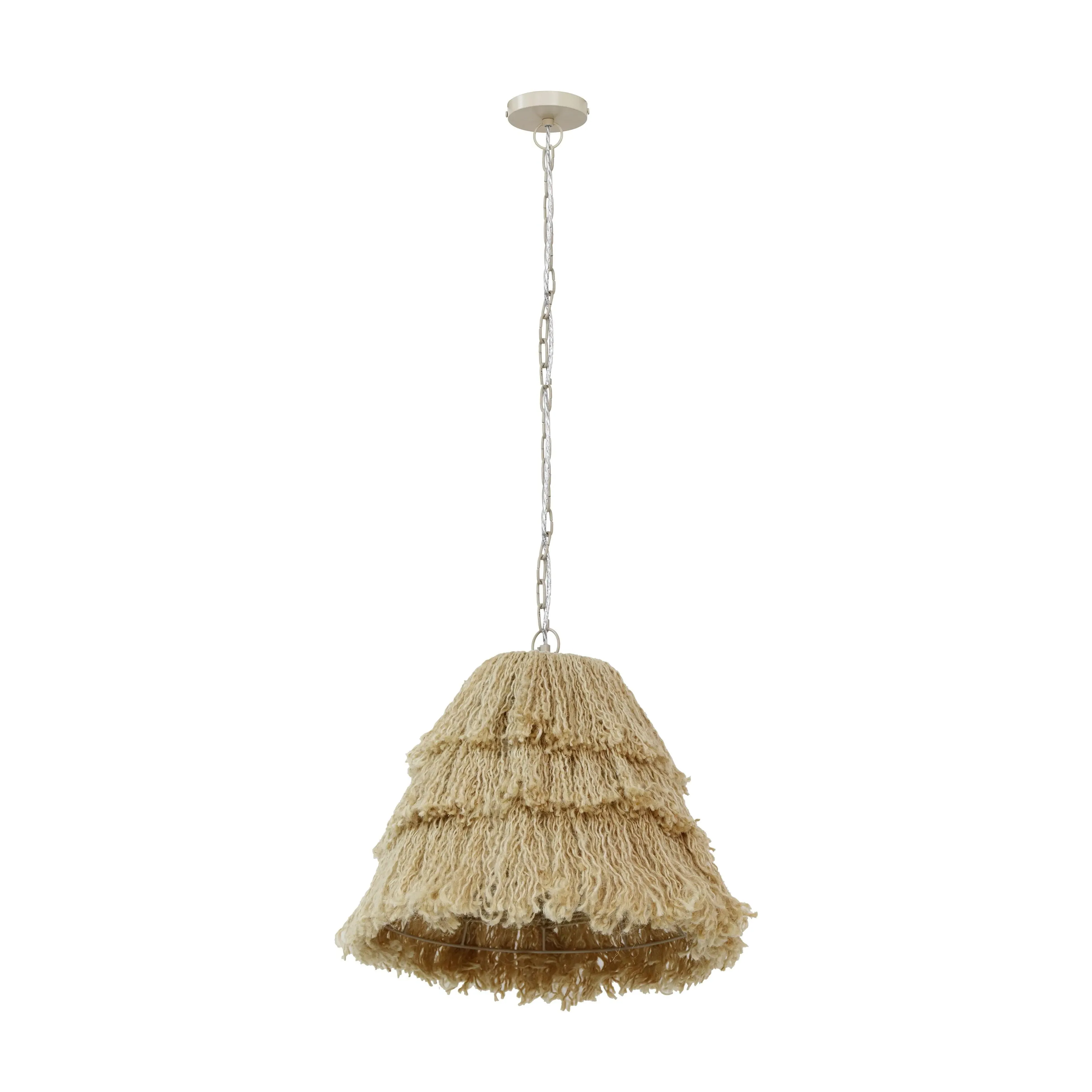 Charlee 3-Tier Pendant Lamp - Rattan, Iron product
