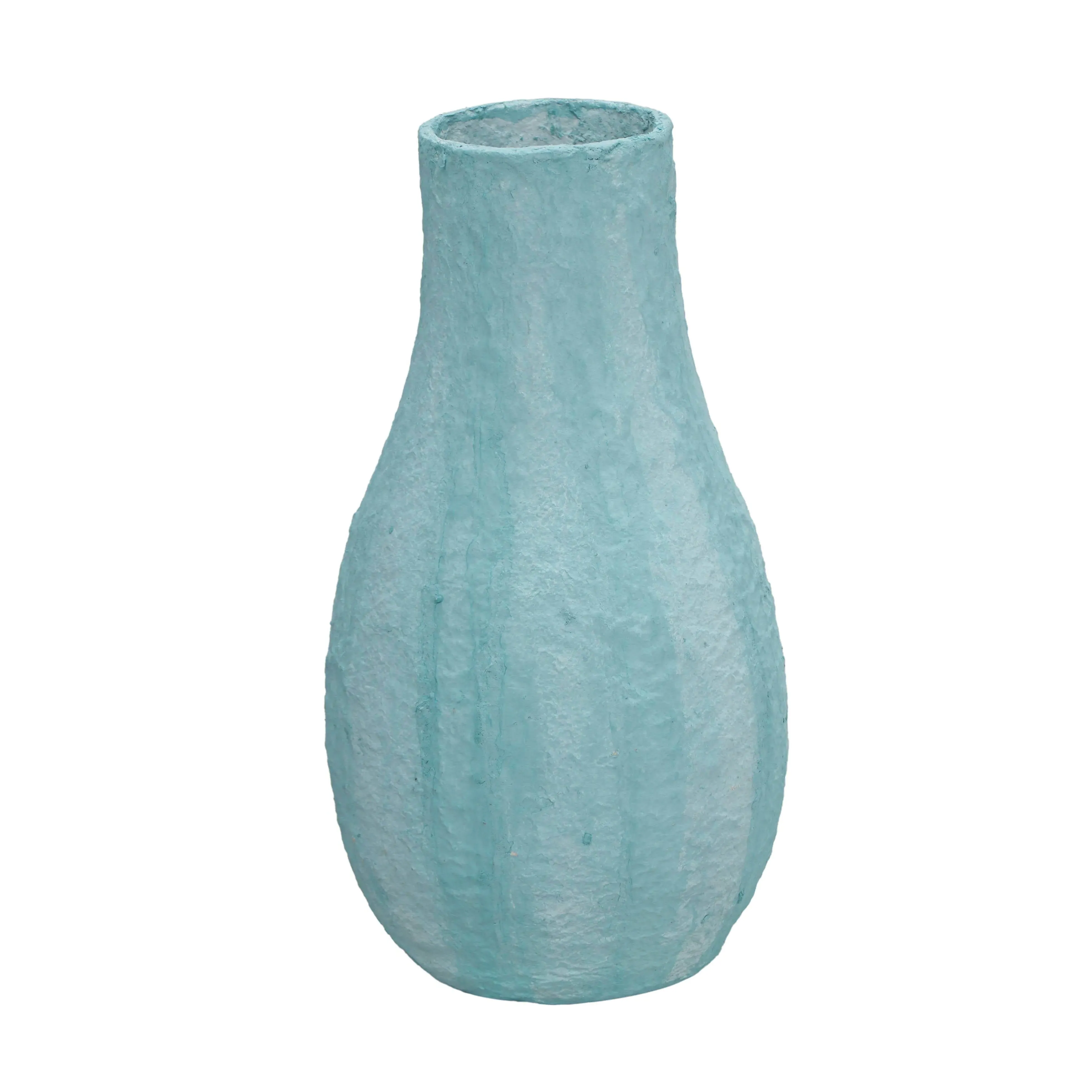 Cotton Mache Vase - Cloudy Blue product