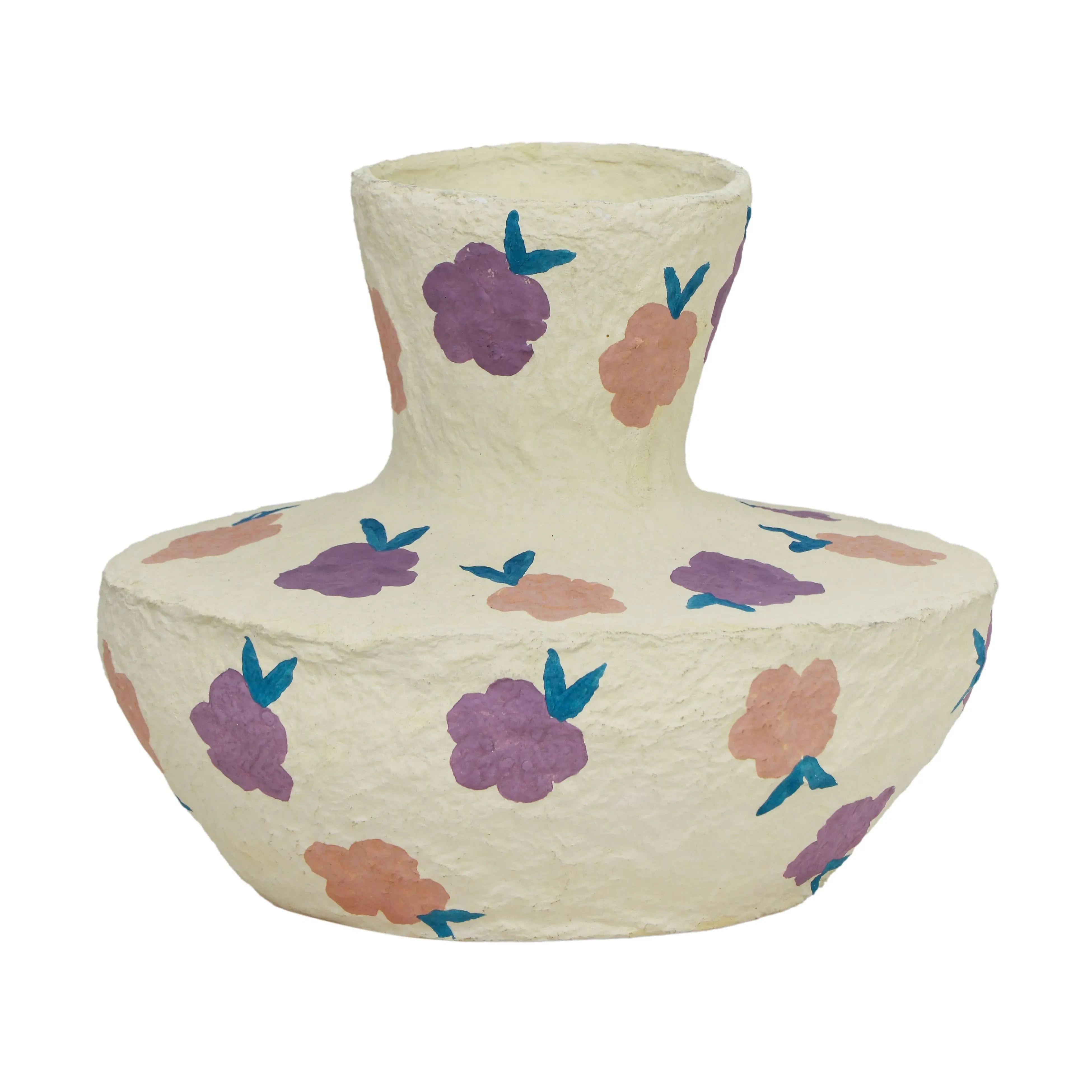 Cotton Mache Vase - Spring Blossoms product