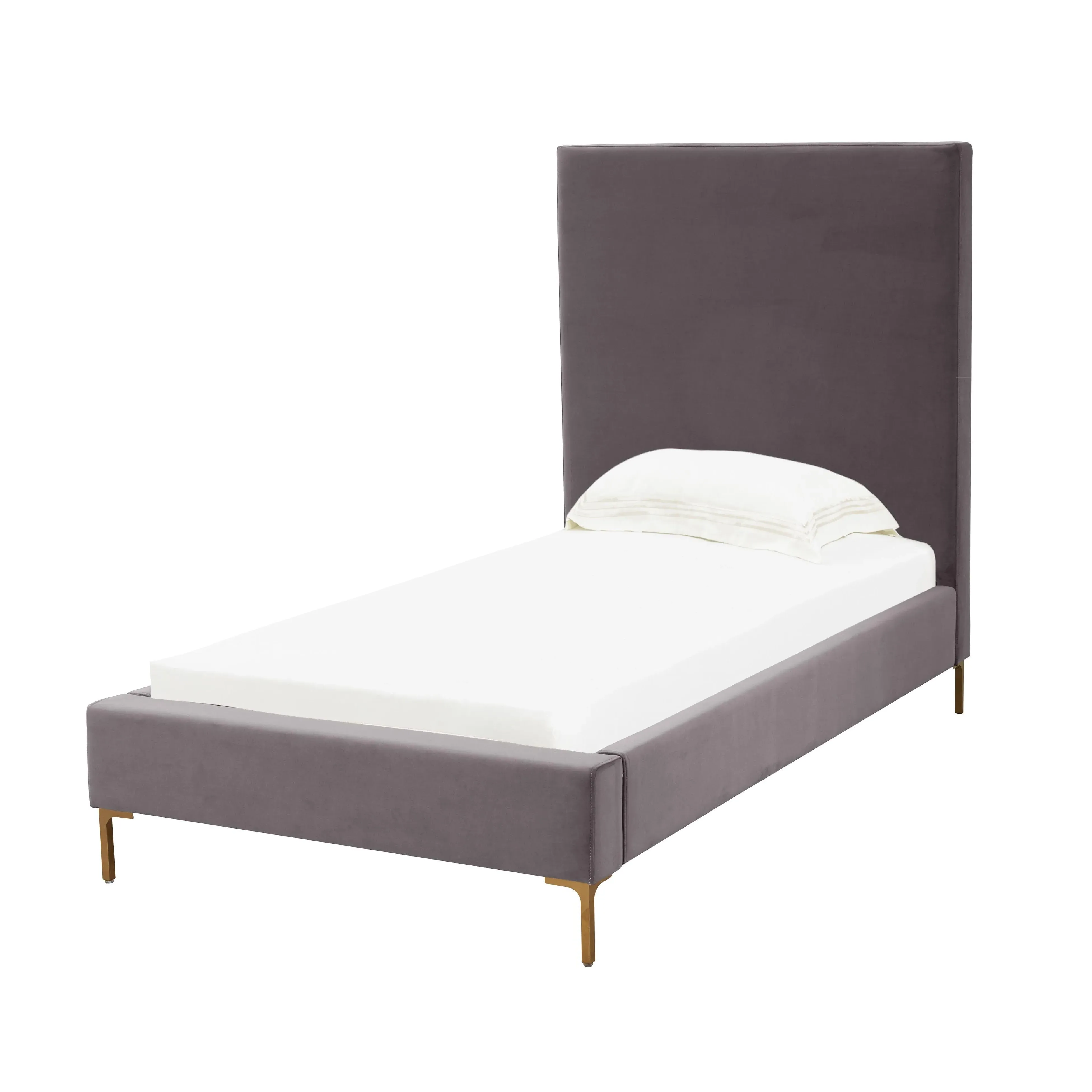 Delilah Velvet Bed Frame - Gold Legs product