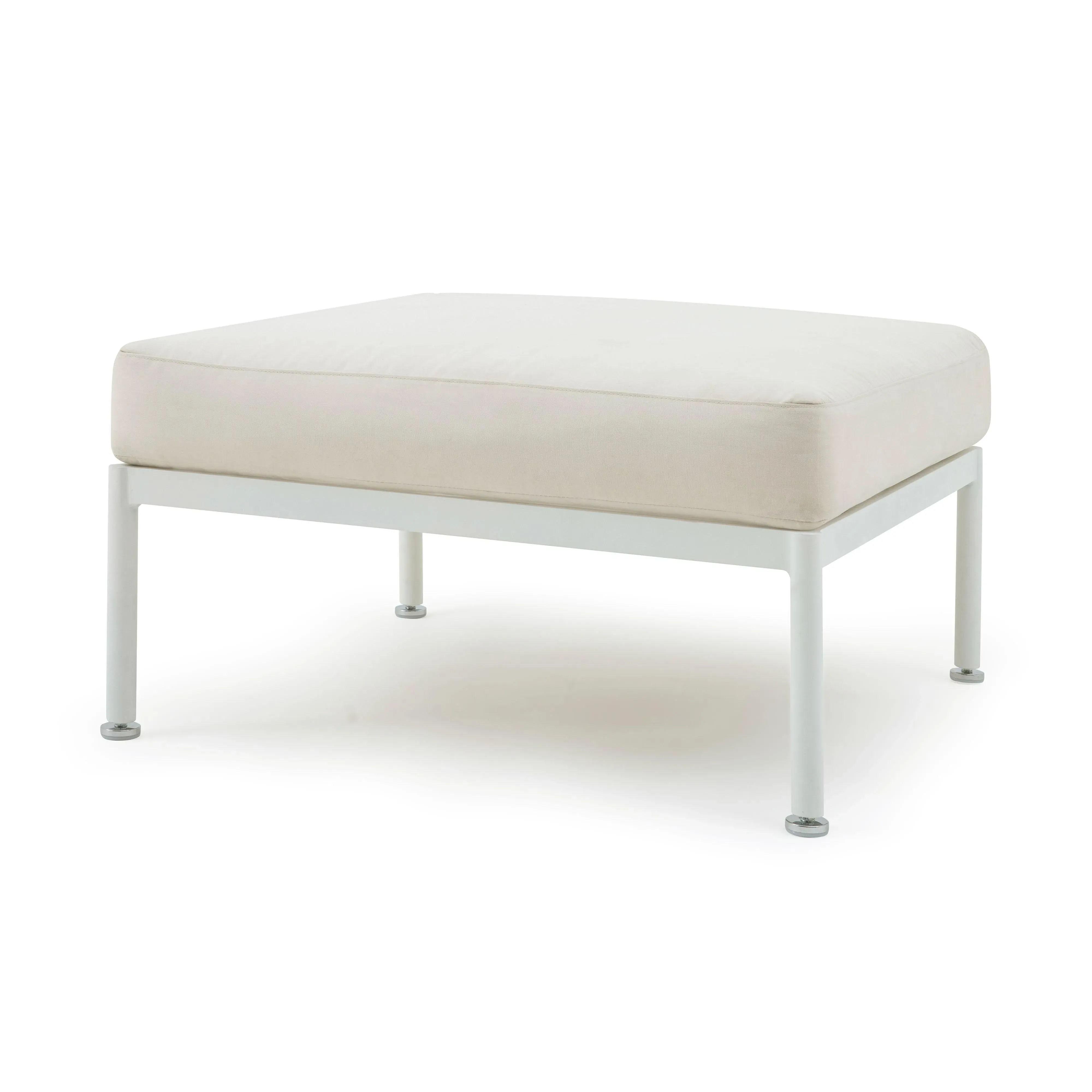 Dunes Outdoor Ottoman - Cream, Polyester product