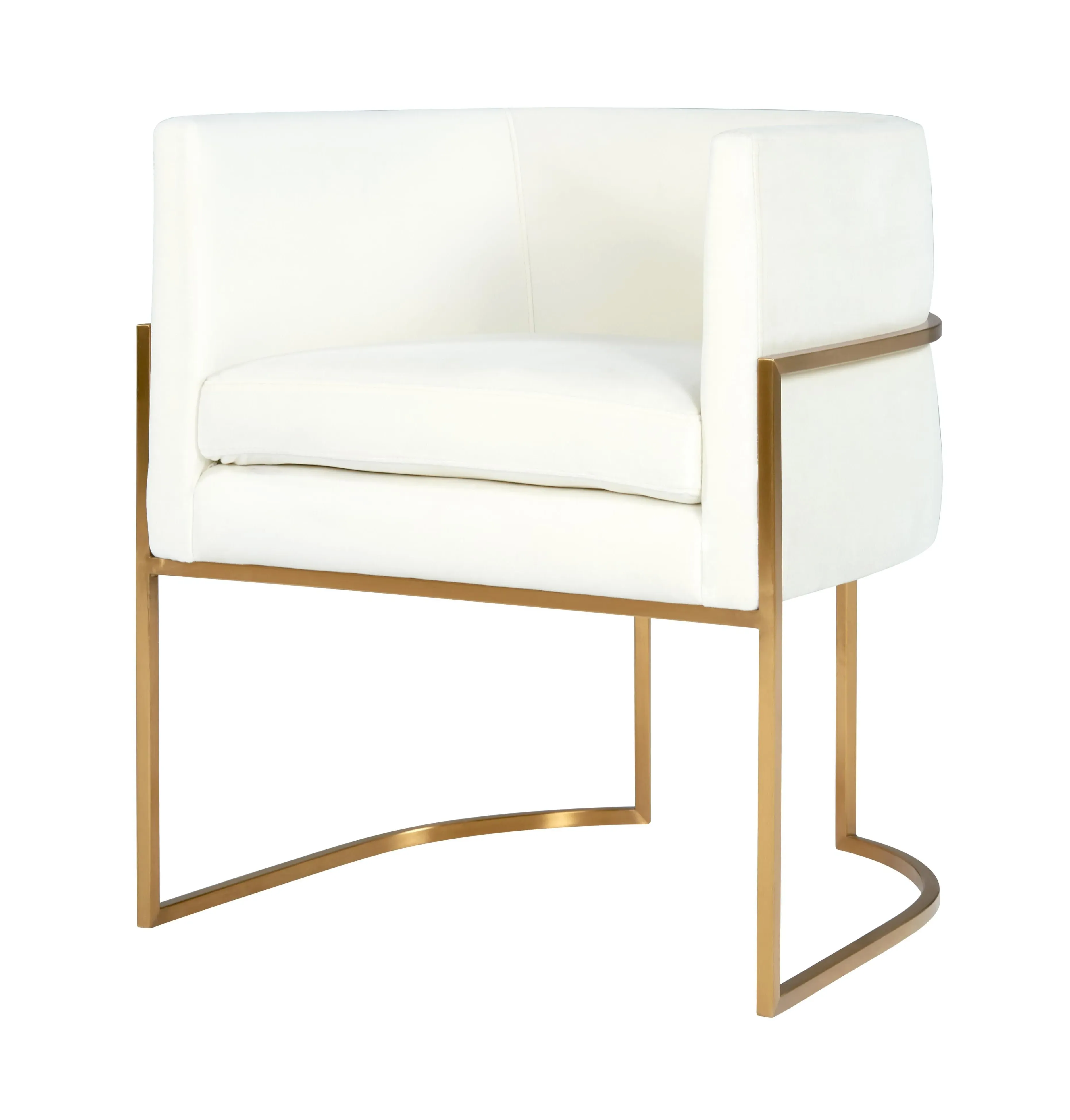 Giselle Dining Chair - Performance Velvet, Gold Base product