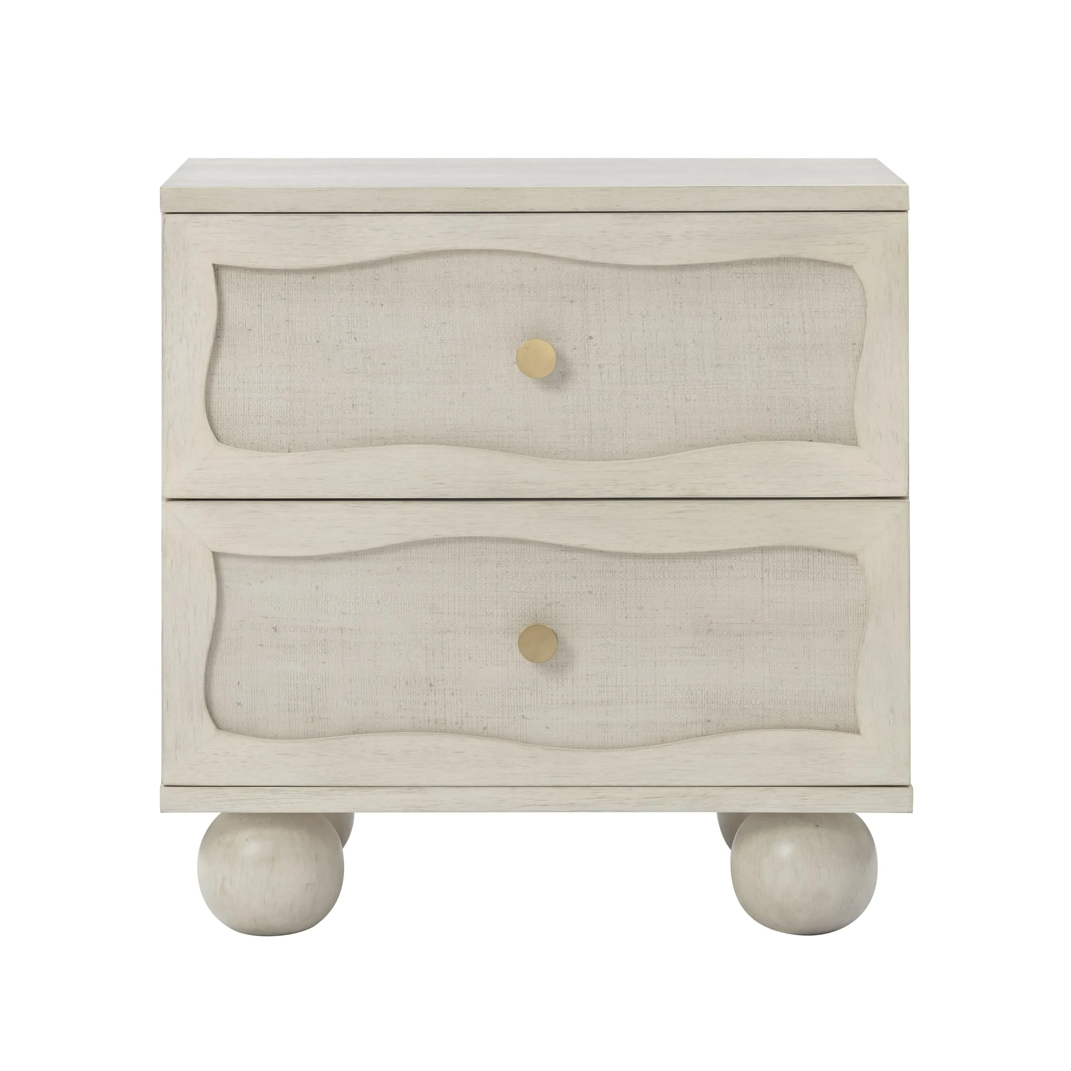 Grappa 2-Drawer Nightstand - Raffia, Rubberwood product