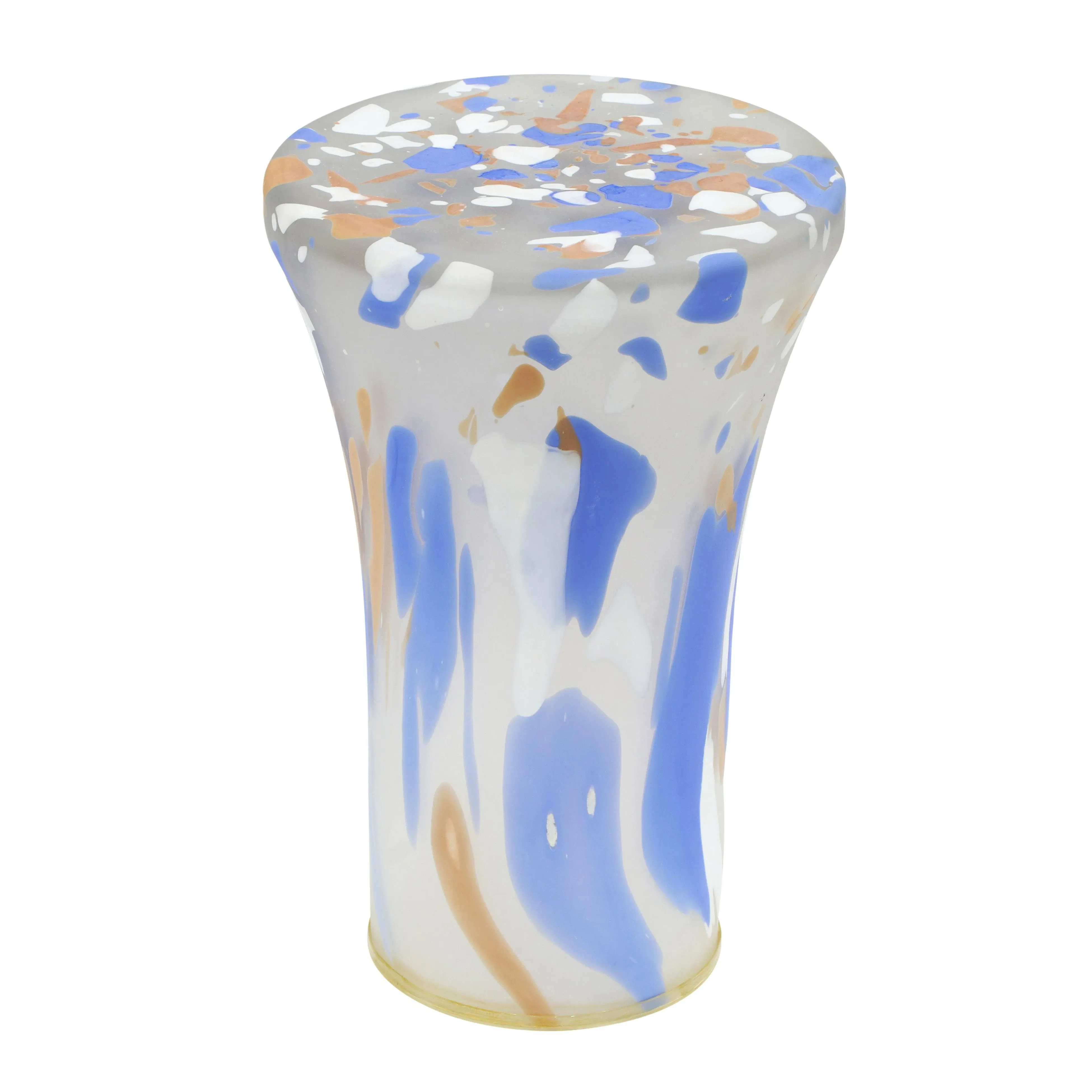 Journee Glass Side Table - Frosted Glass product