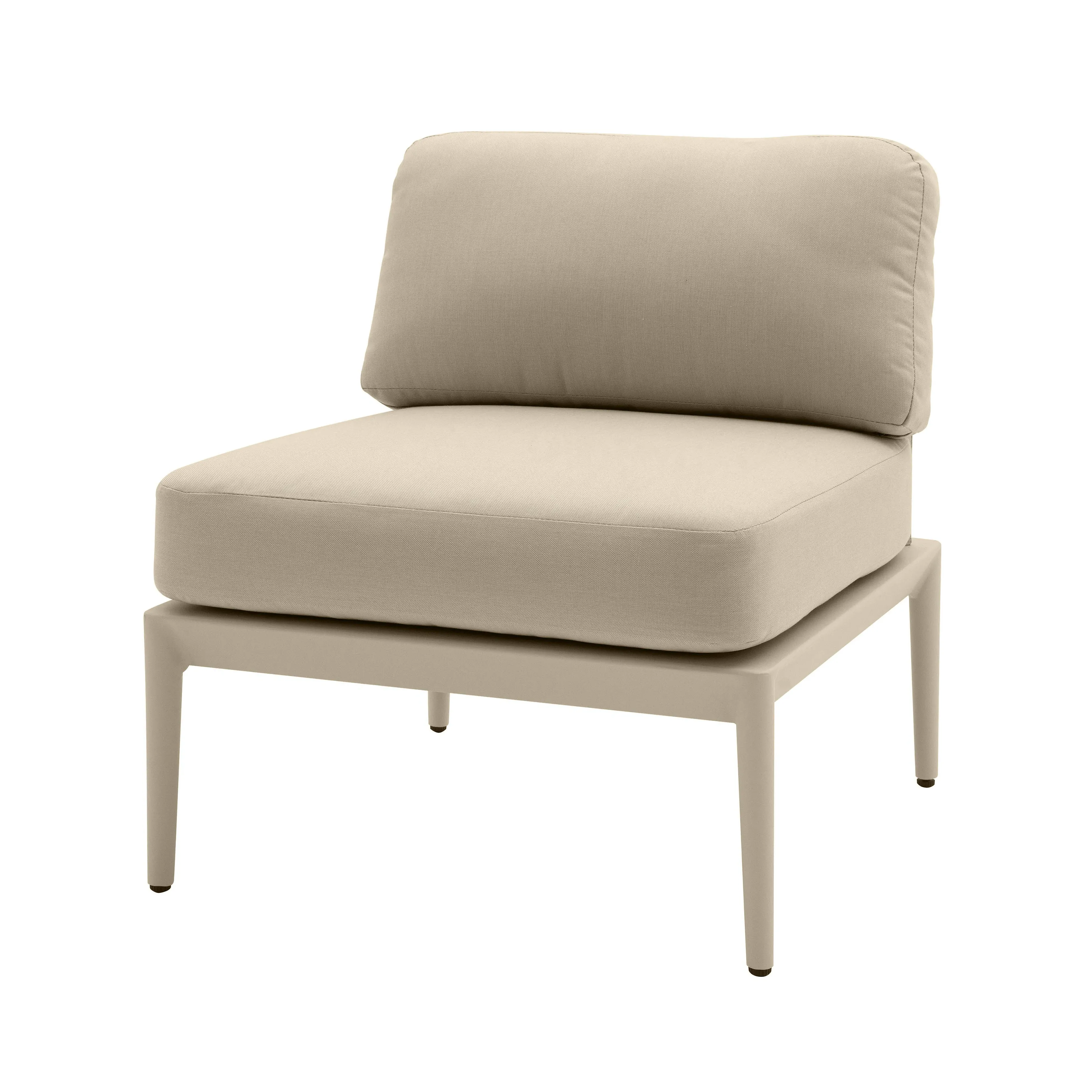 Kapri Modular Outdoor Armless Chair - Aluminum product