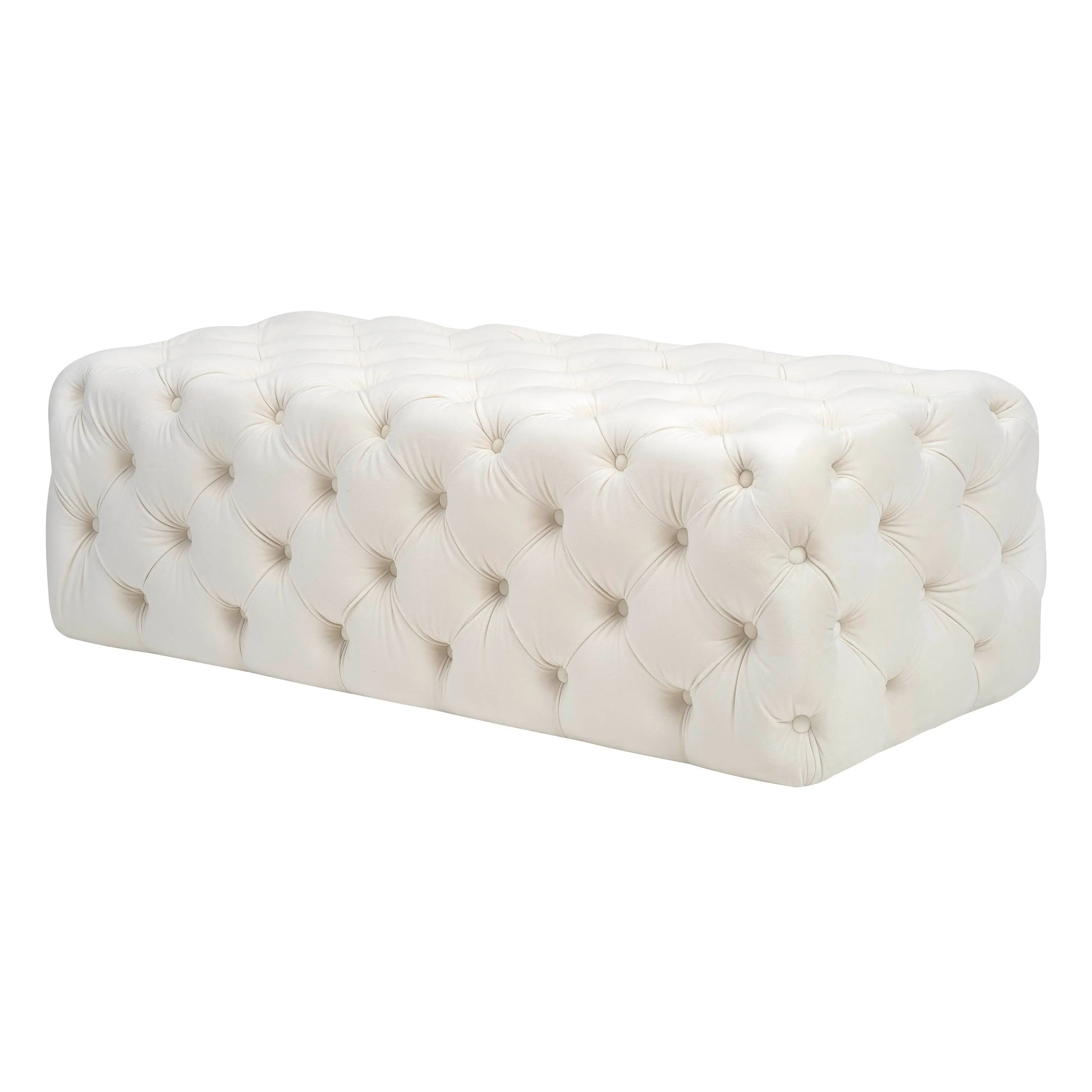 Kaylee Jumbo Ottoman Tufted - Performance Velvet product