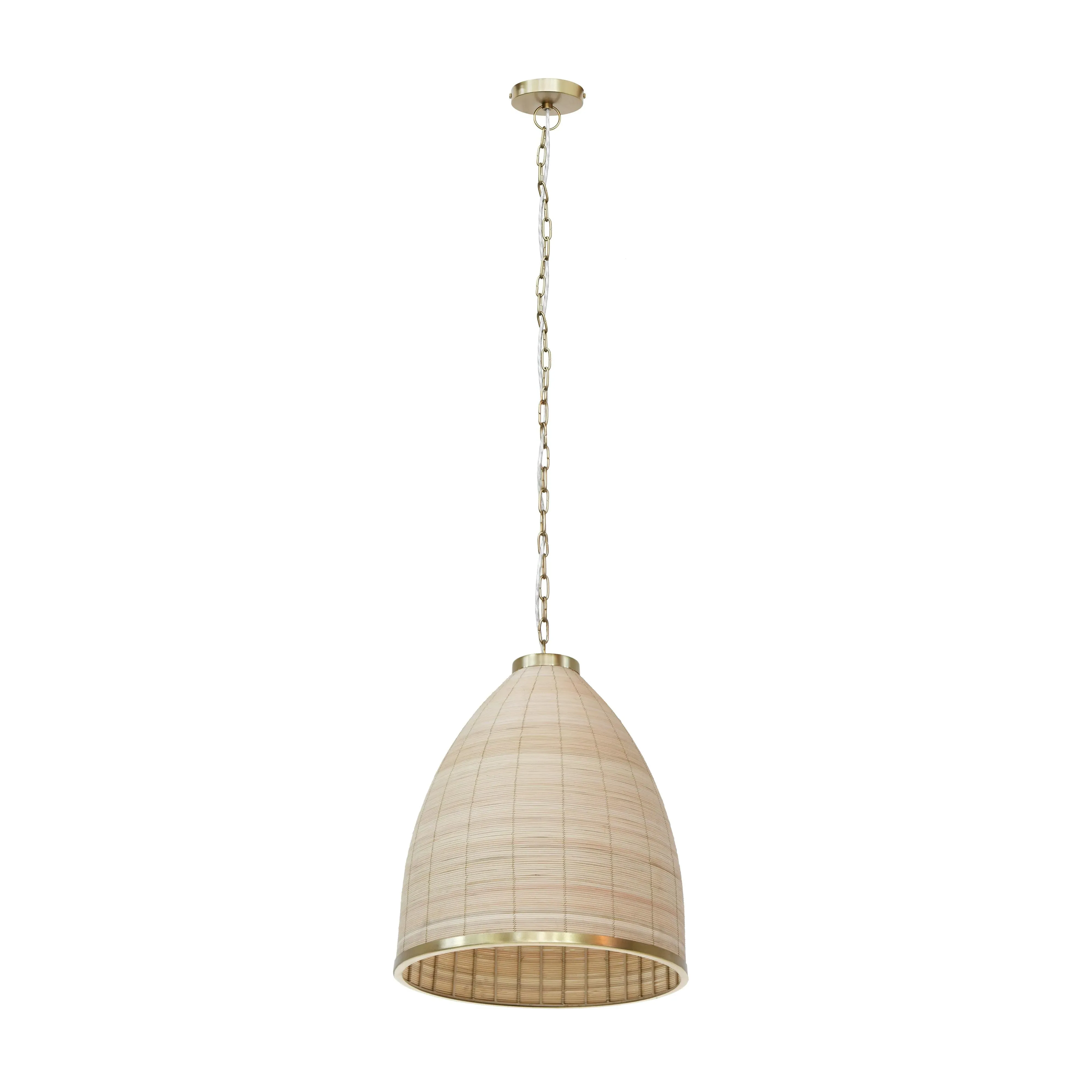 Kelsey Rattan Pendant Lamp - Gold product