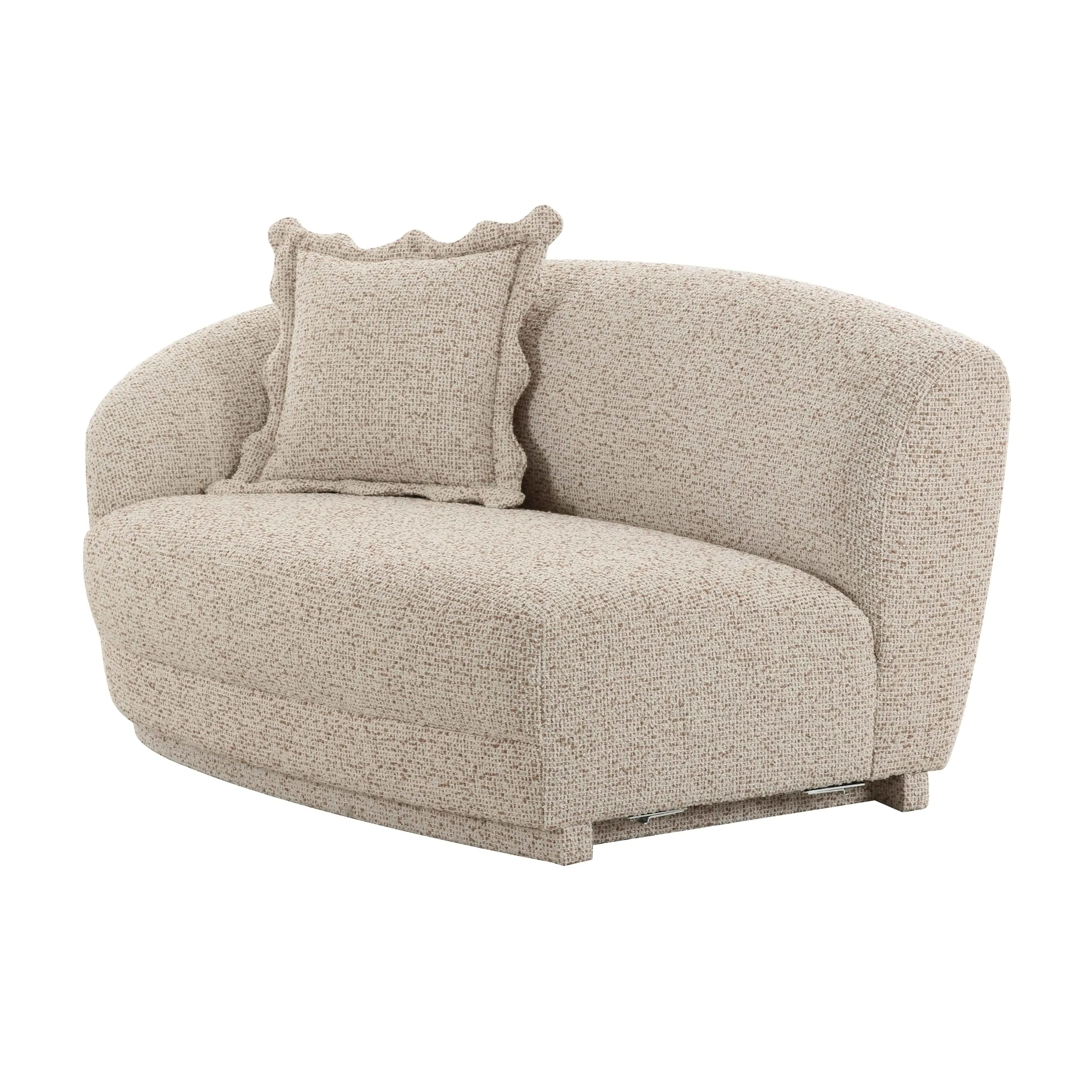 Marion Two-Tone Loveseat - Boucle by Tov Furniture