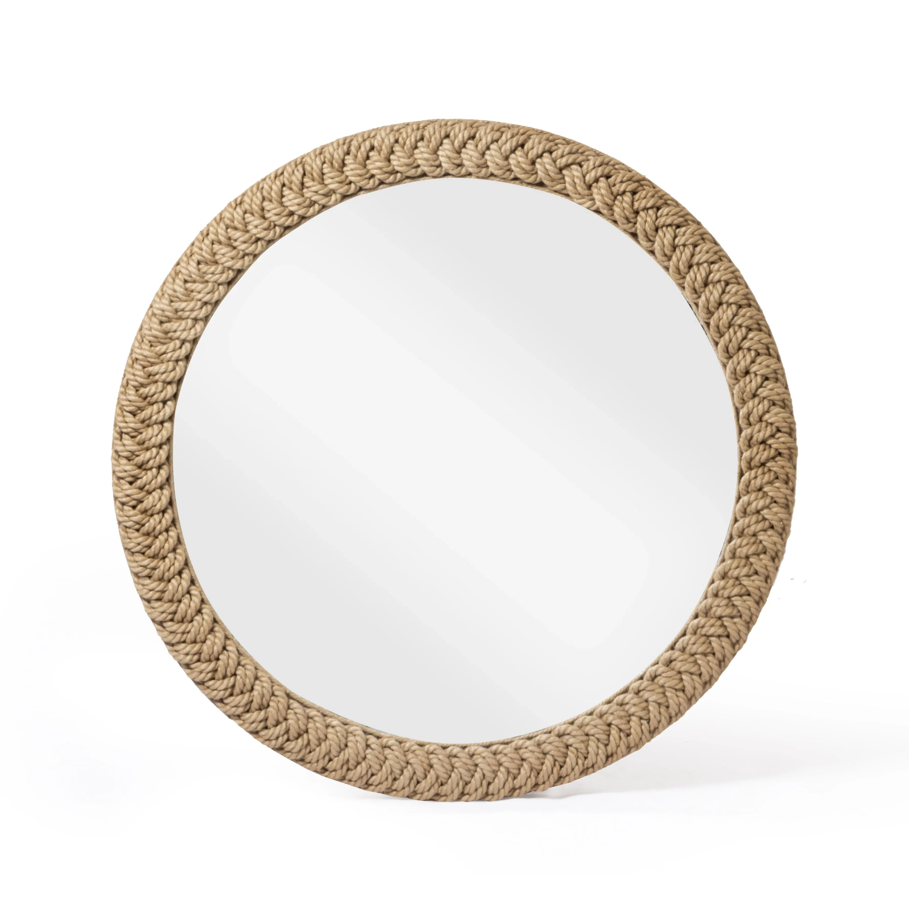 Midge Round Wall Mirror - Rope product