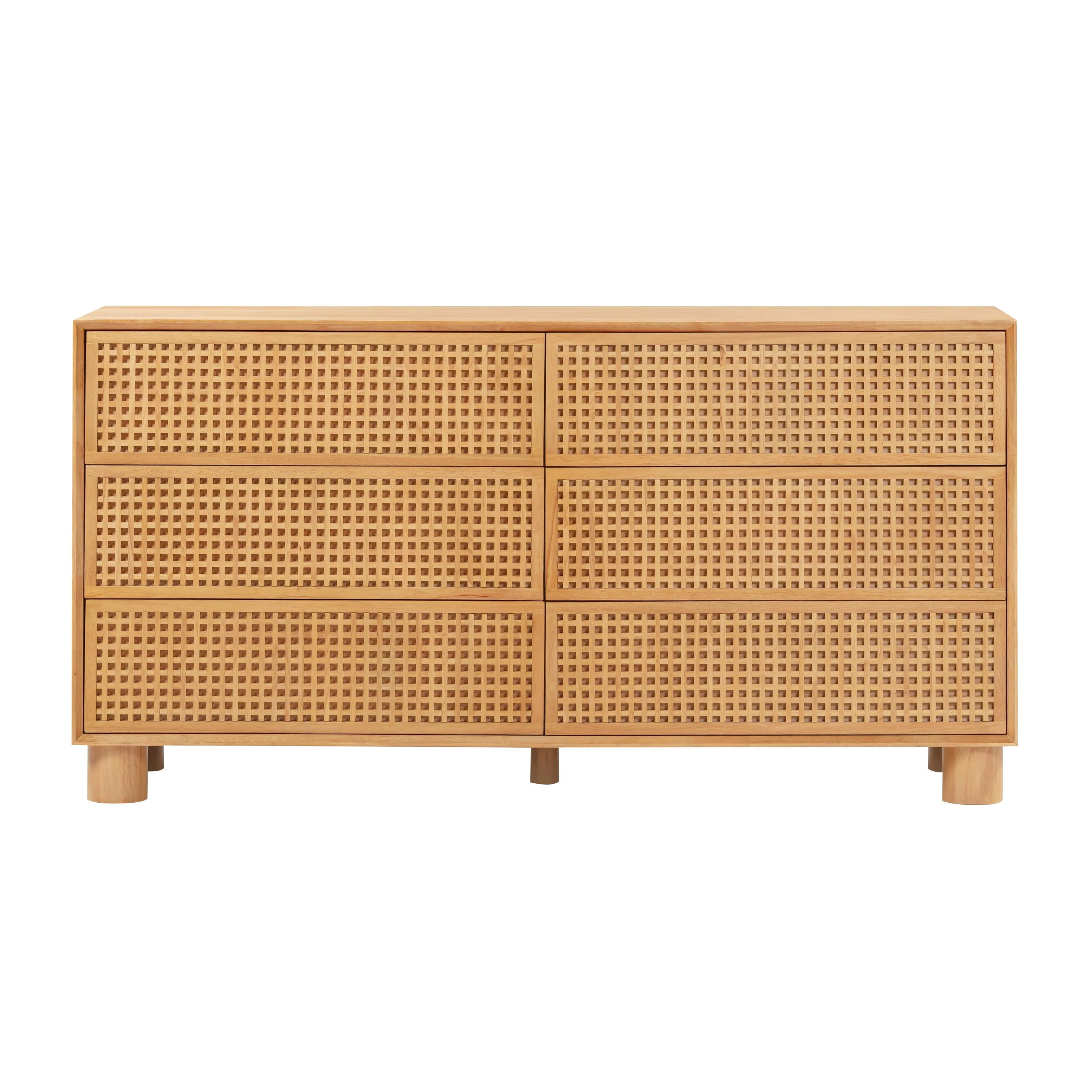 Miles 6-Drawer Dresser - Natural Wood product