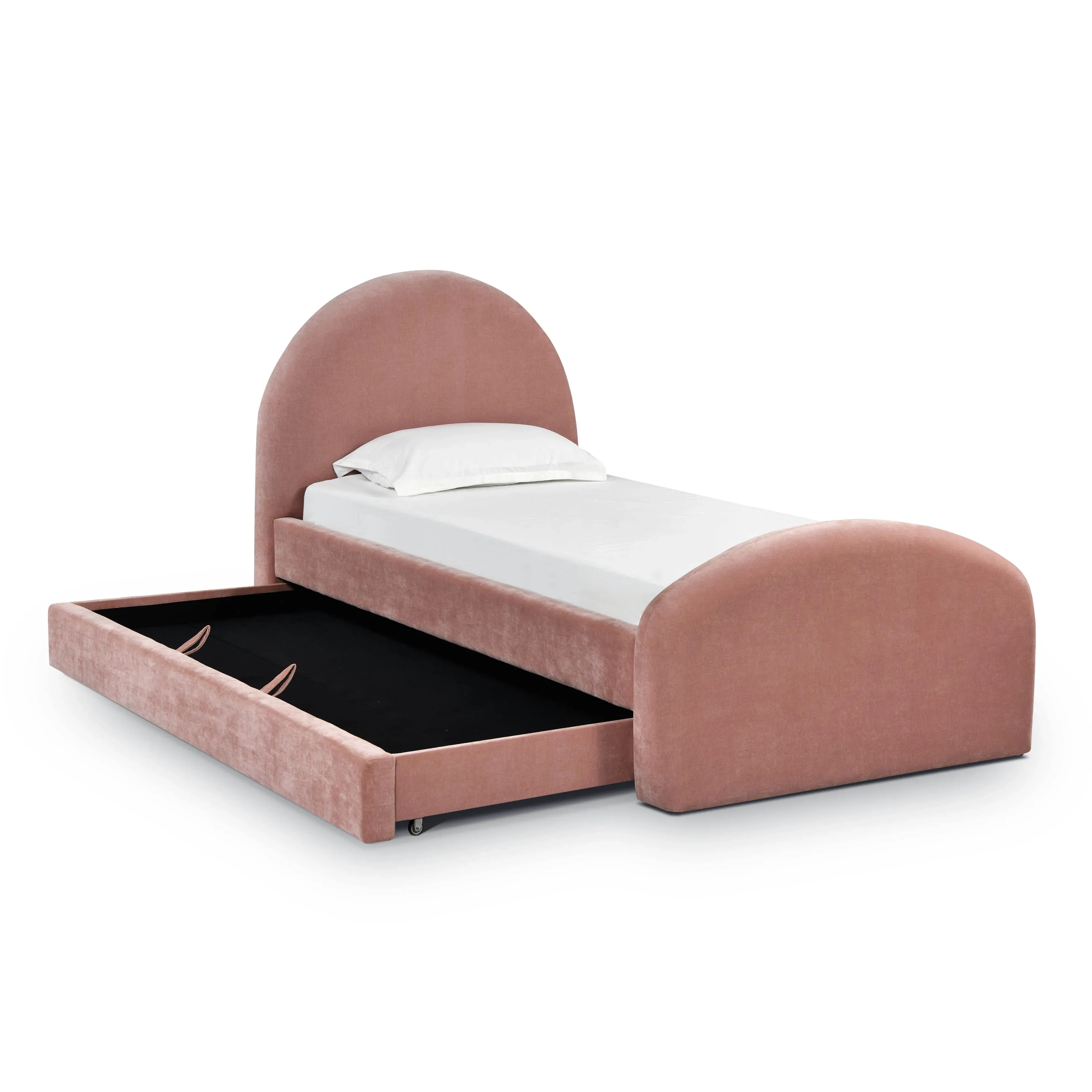 Moon Rose Upcycled Chenille Twin Trundle Bed product
