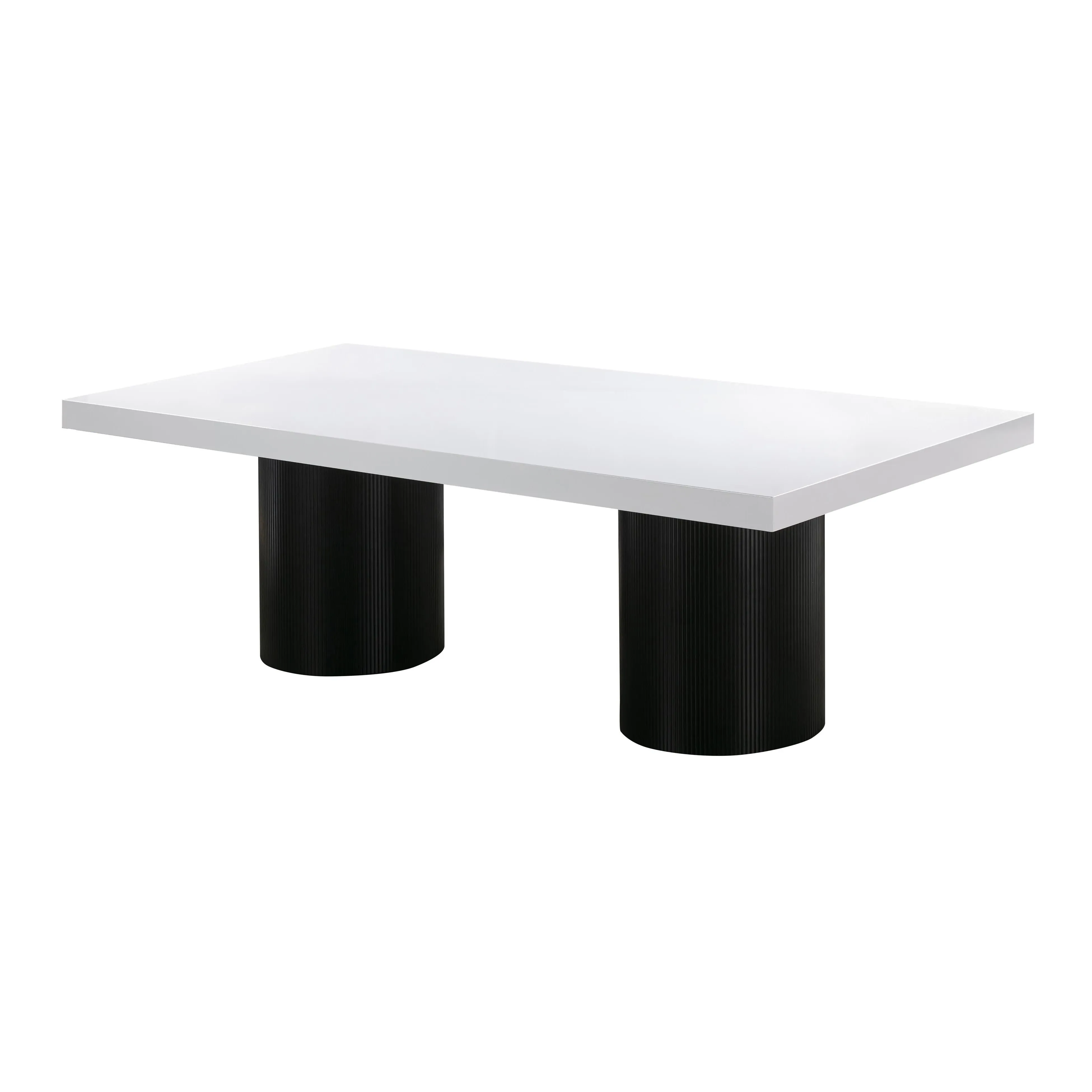 Nova 95 Rectangular Dining Table - White Lacquer product