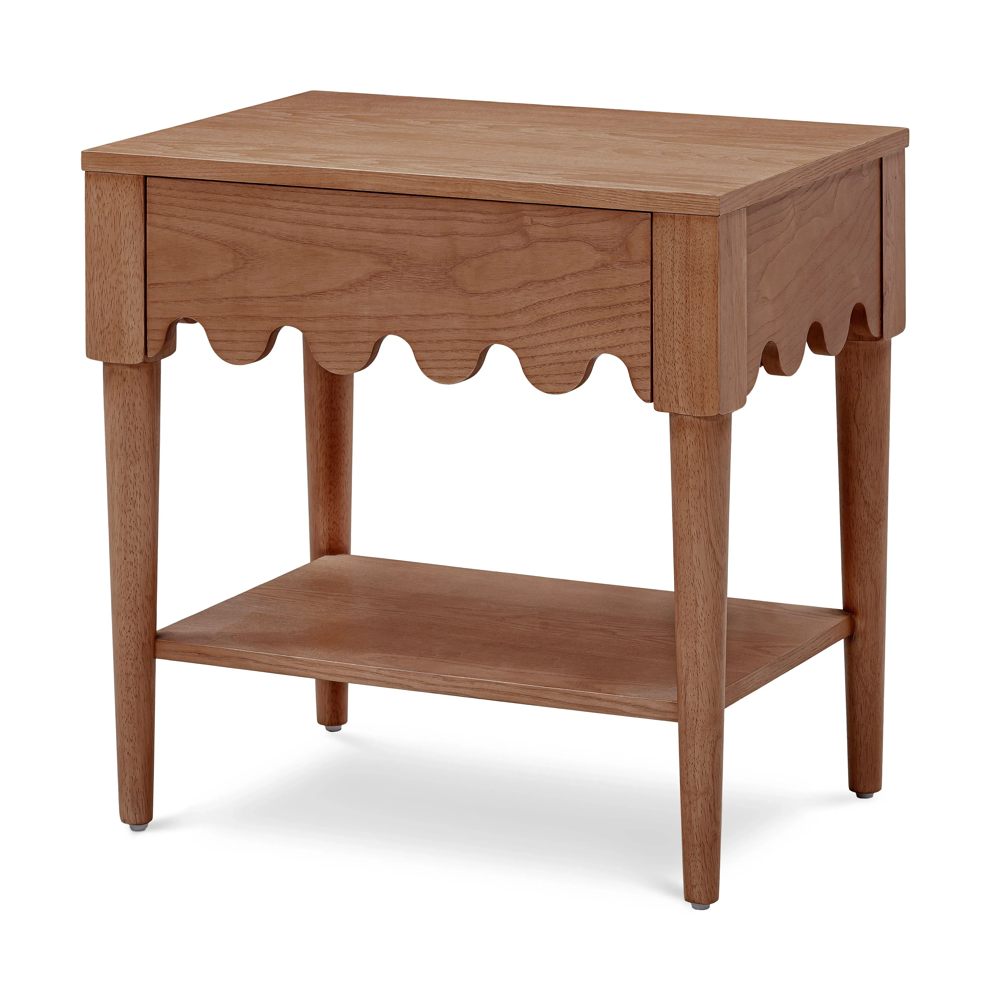 Oodle Nightstand with Drawer - White Ash, Wood Veneer product