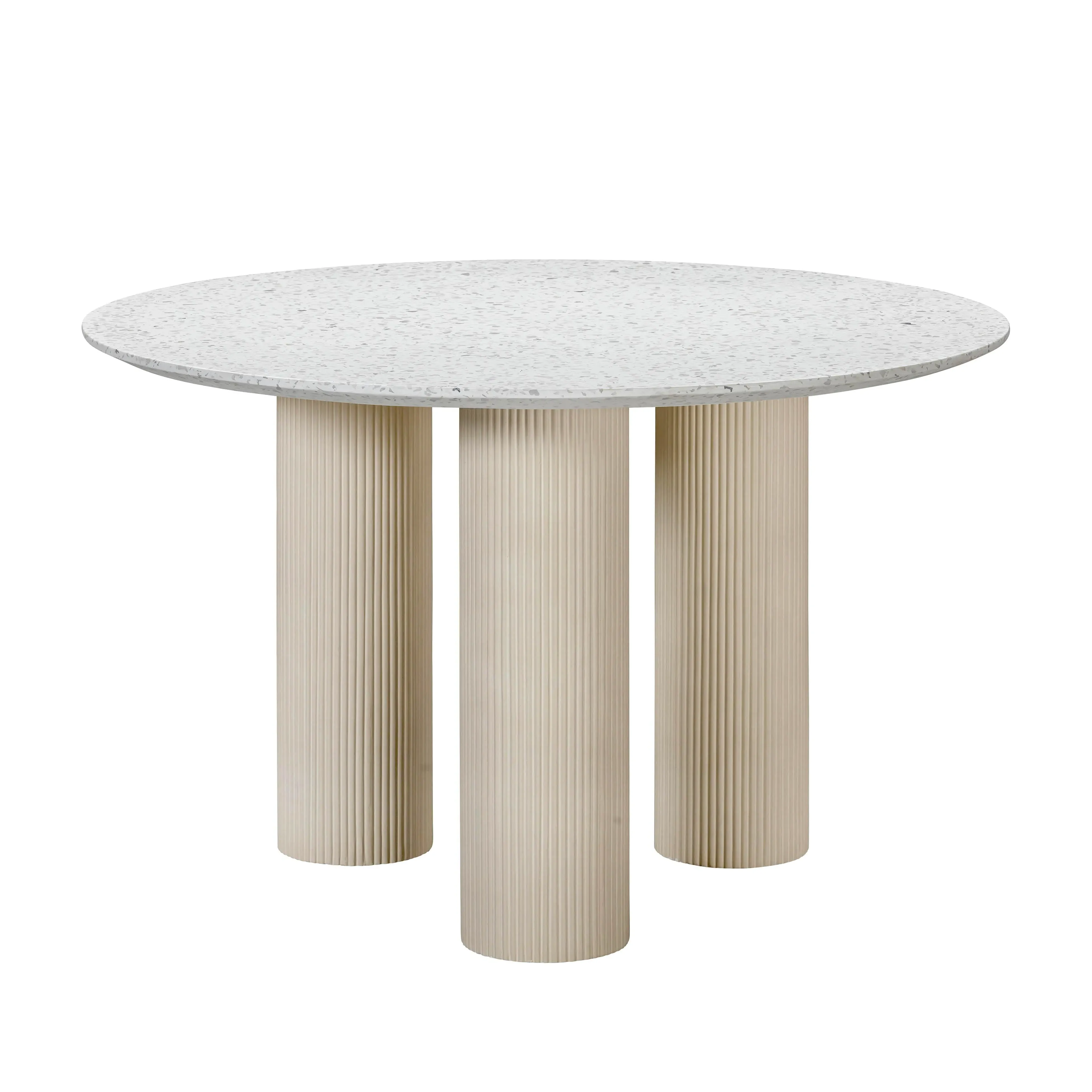 Parcino Round Dining Table - Faux Terrazzo Concrete product