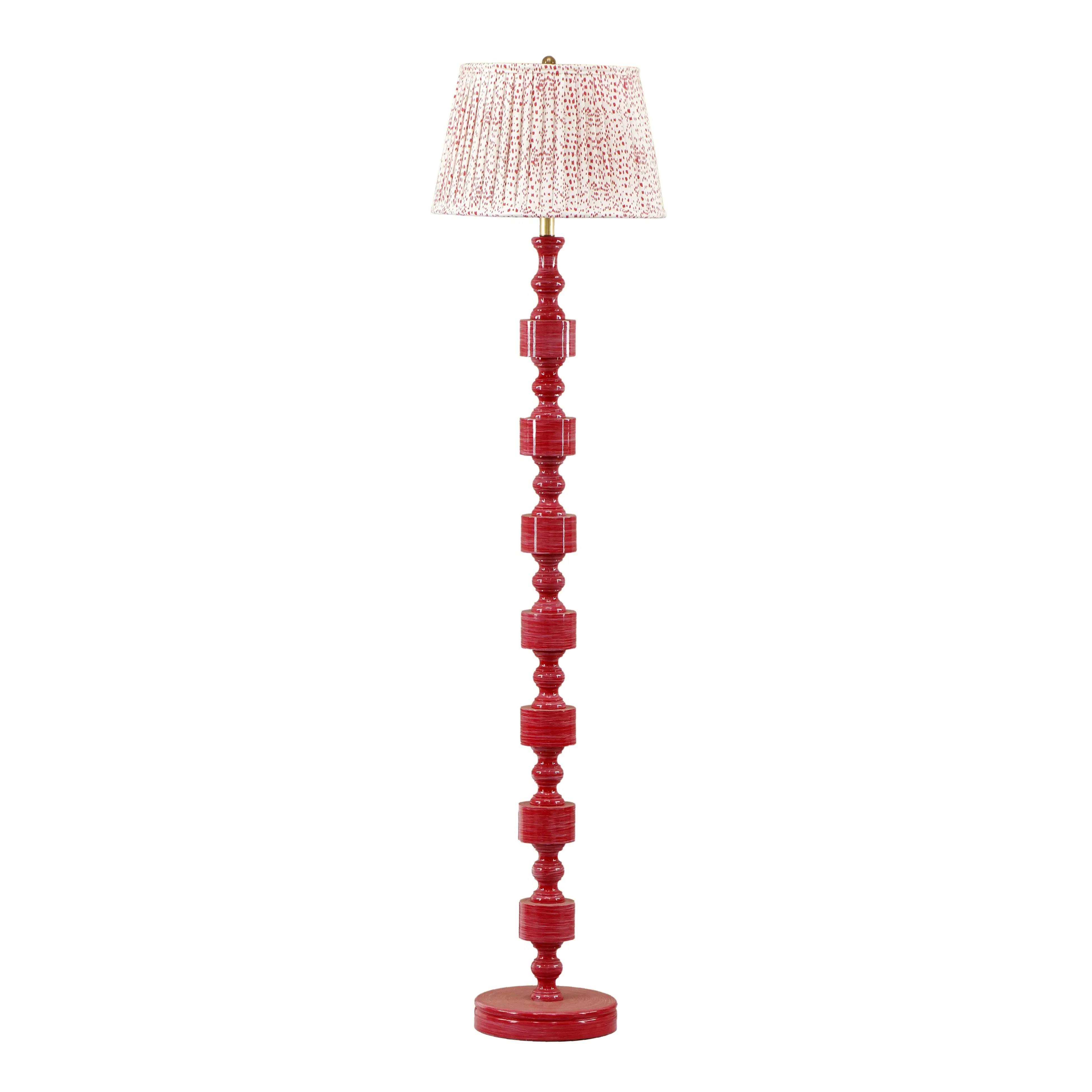 Peggy Spotted Floor Lamp - Pink product