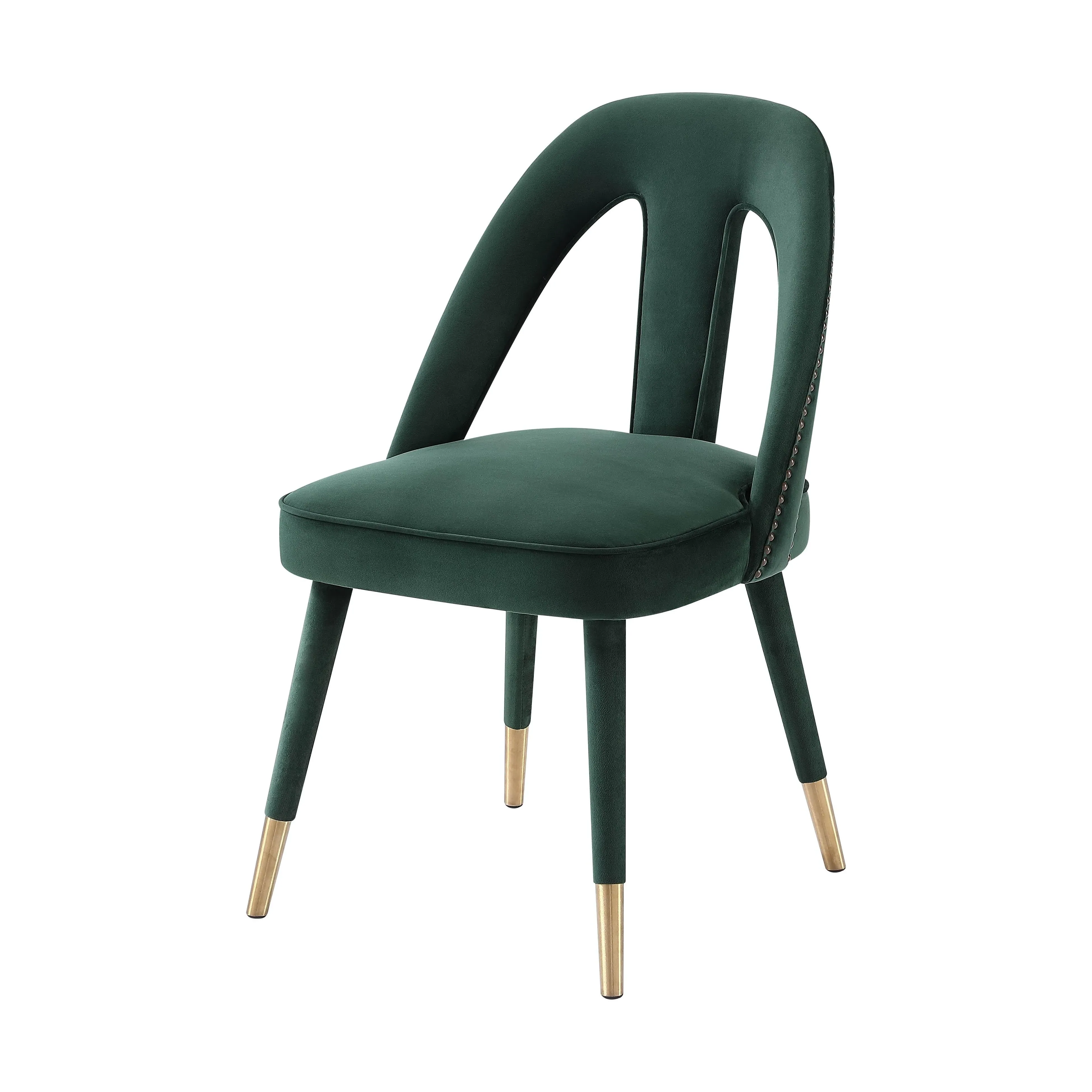 Petra Velvet Dining Chair with Nailhead Trim product