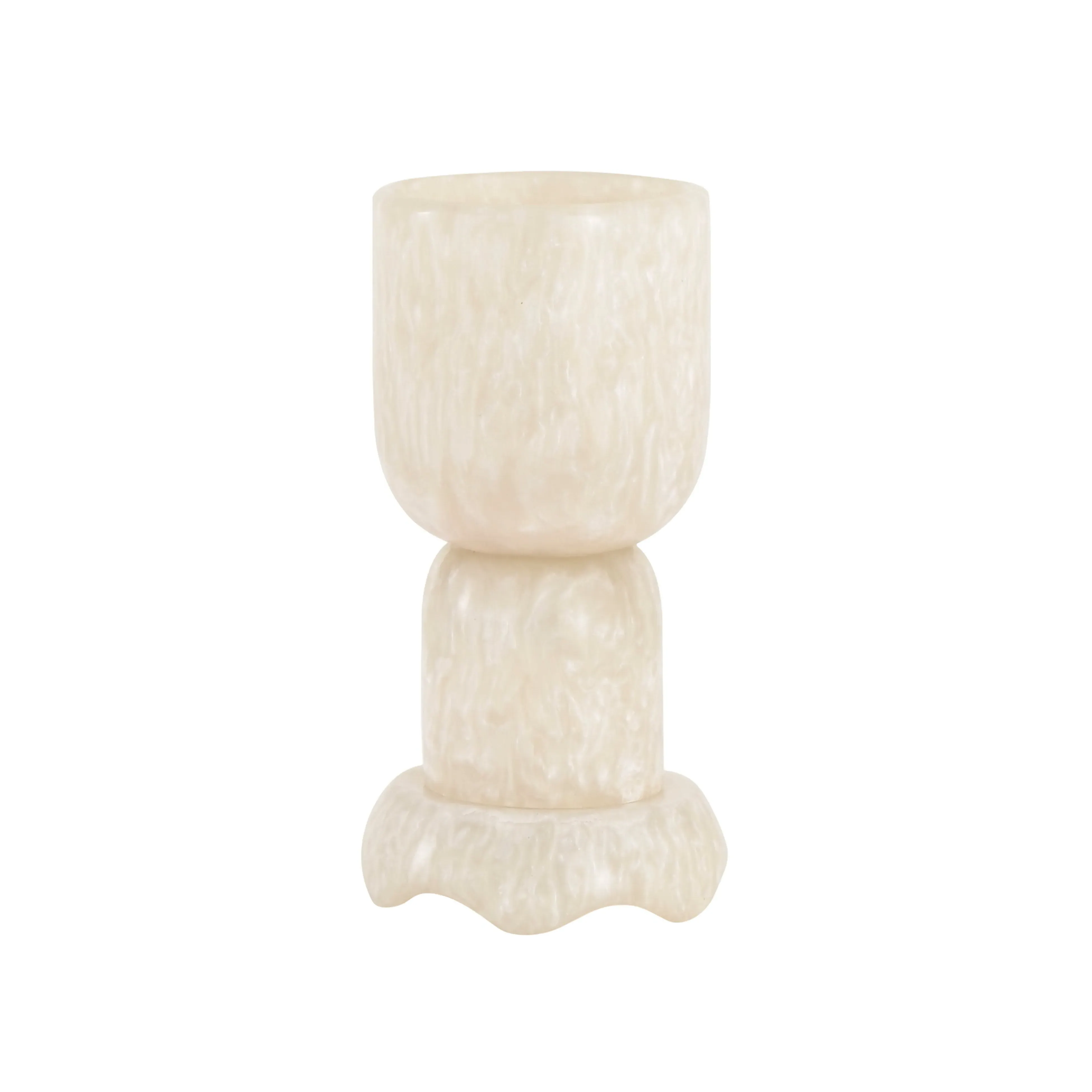 Platform Swirl Kiddush Cup - Resin product