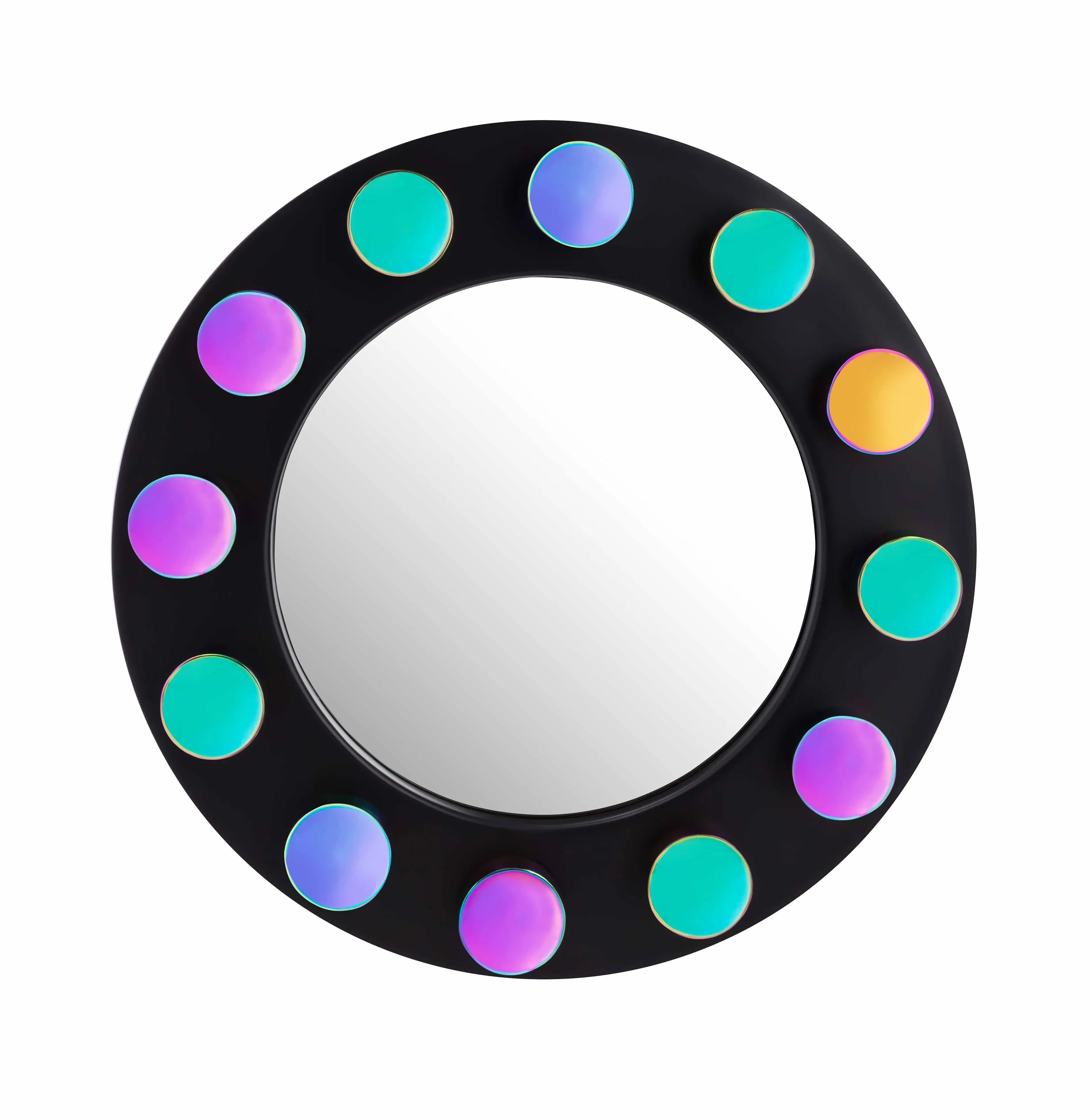Rockstar Round Wall Mirror - Black product