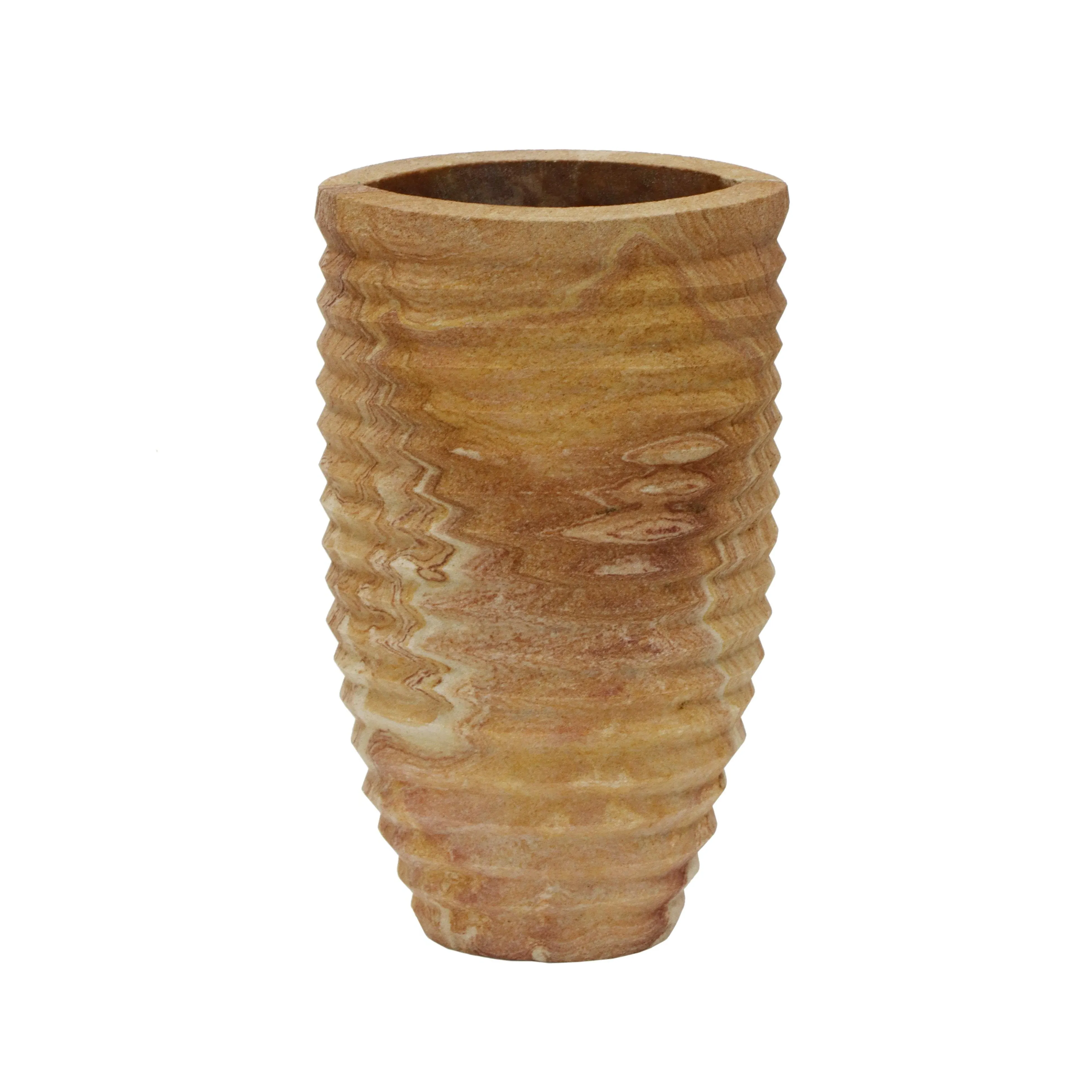 Saava Ribbed Vase - Sandstone product