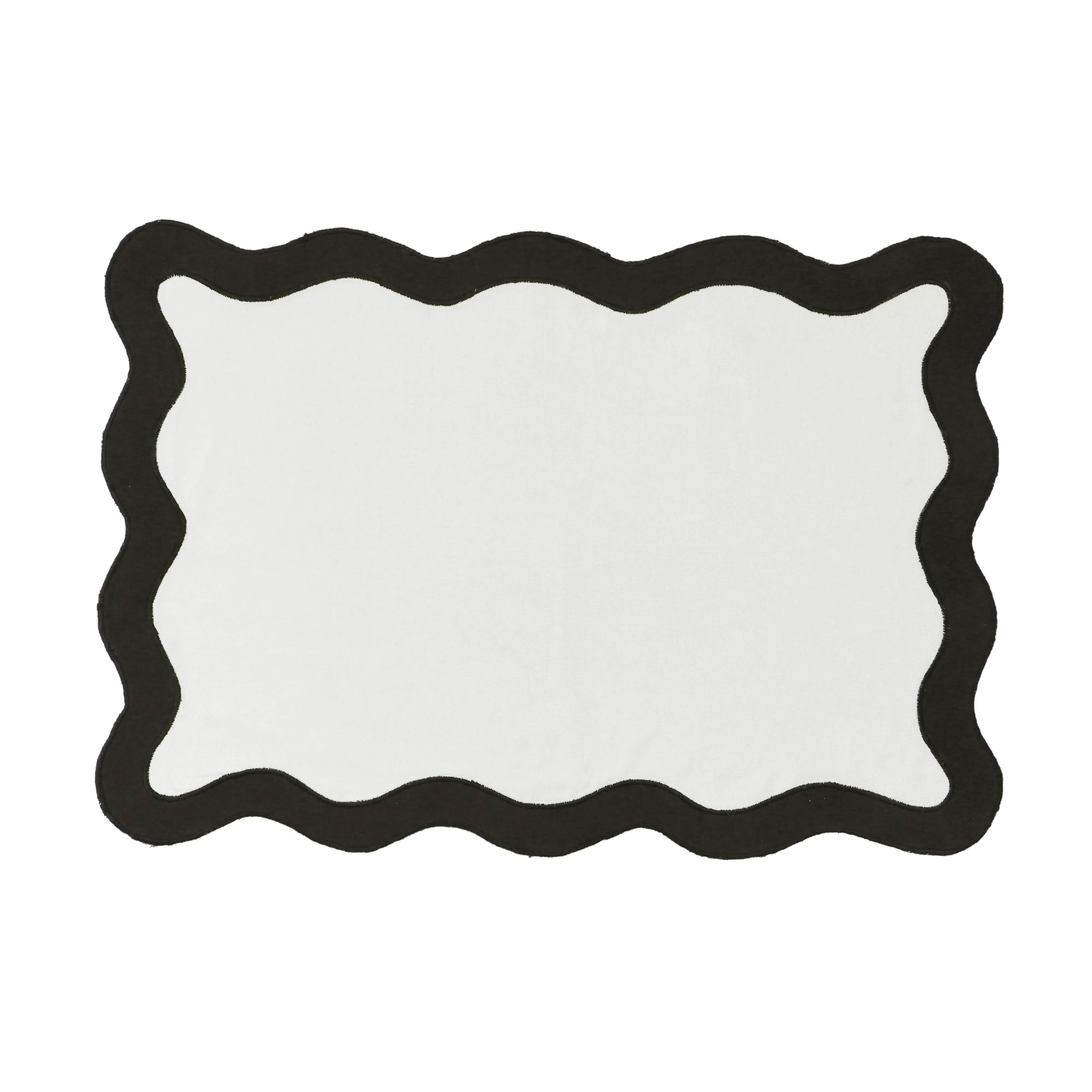 Scalloped Edge Cotton Placemat Set of 4 product