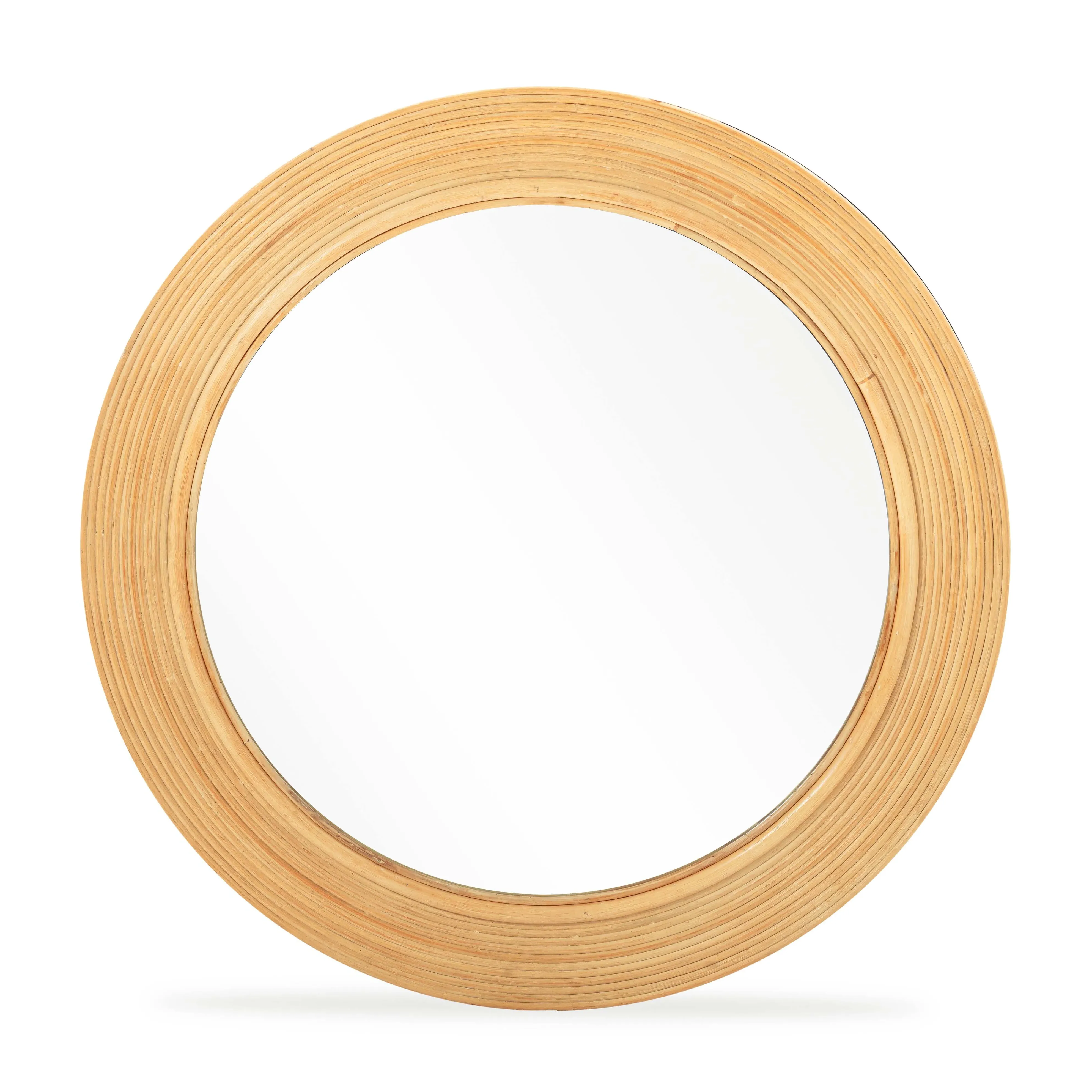 Tanya Round Wall Mirror - Rattan product