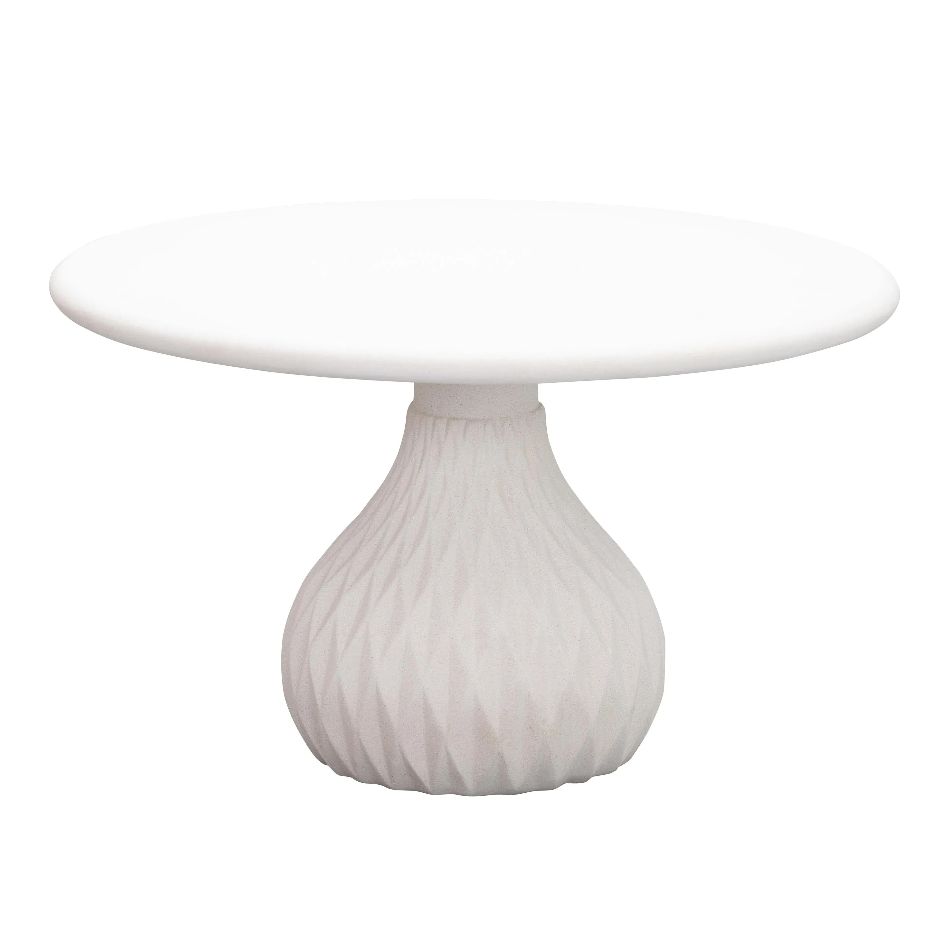 Tulum Round Coffee Table - Ivory, Concrete product