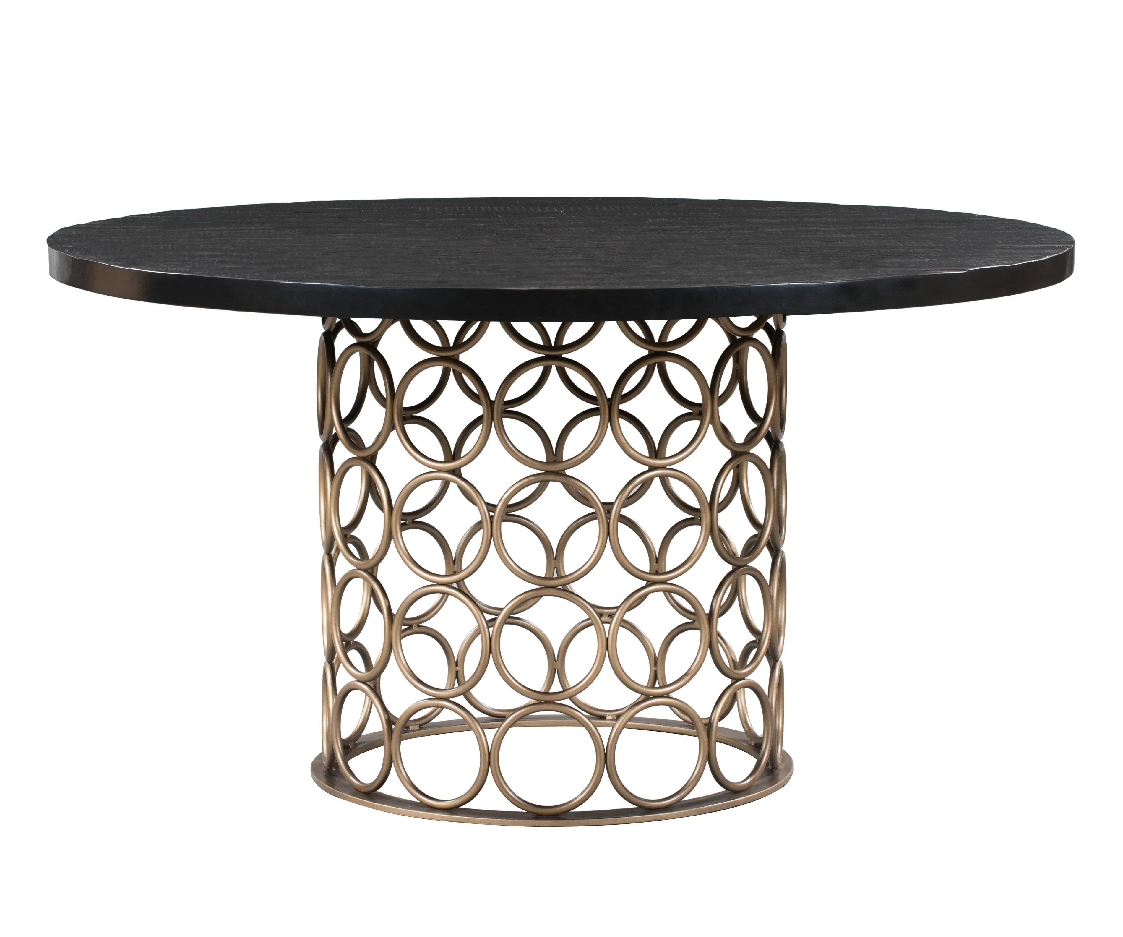 Valentina Round Dining Table - Black, Acacia product