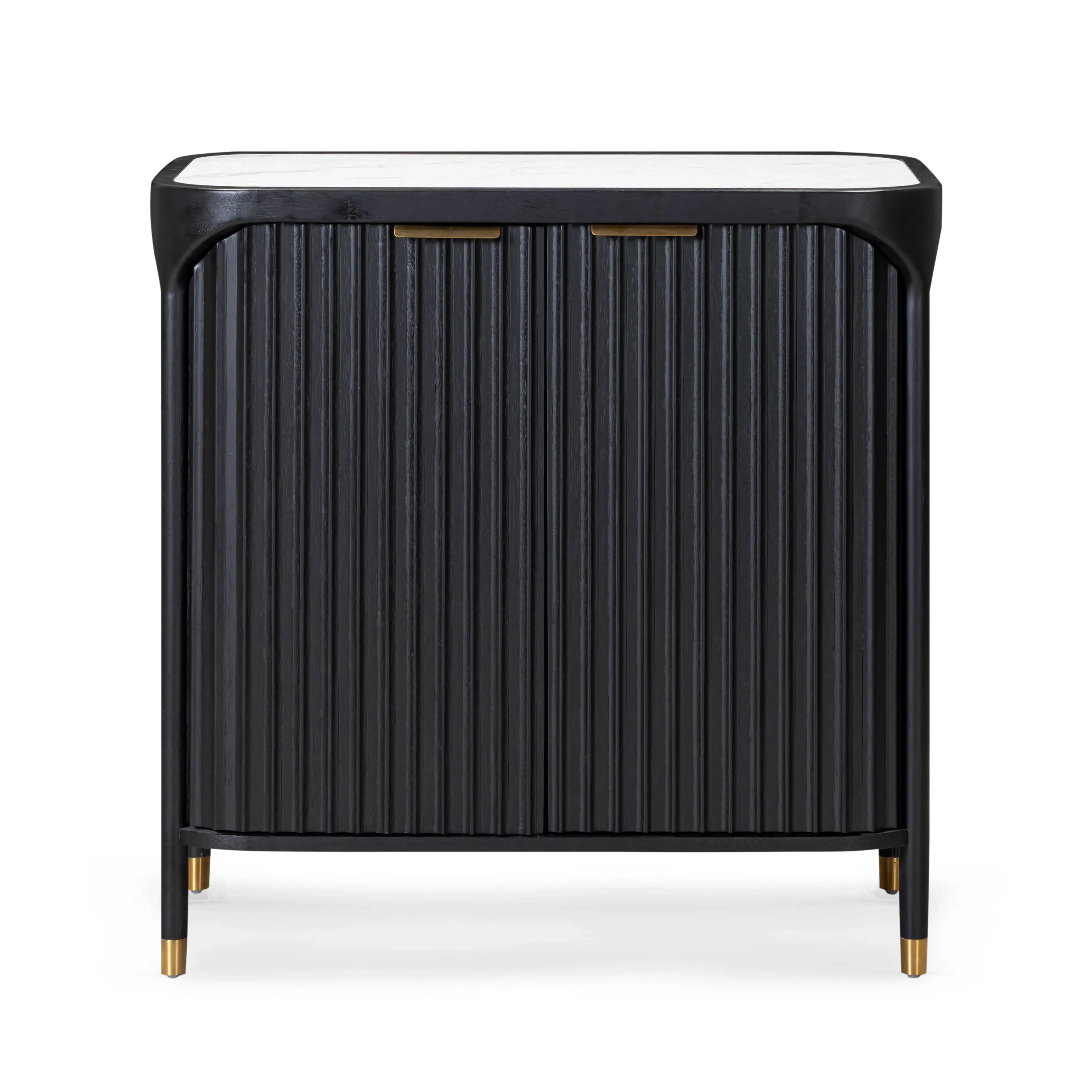 Yaha Bar Cabinet - Solid Hardwood, Synthetic Marble product
