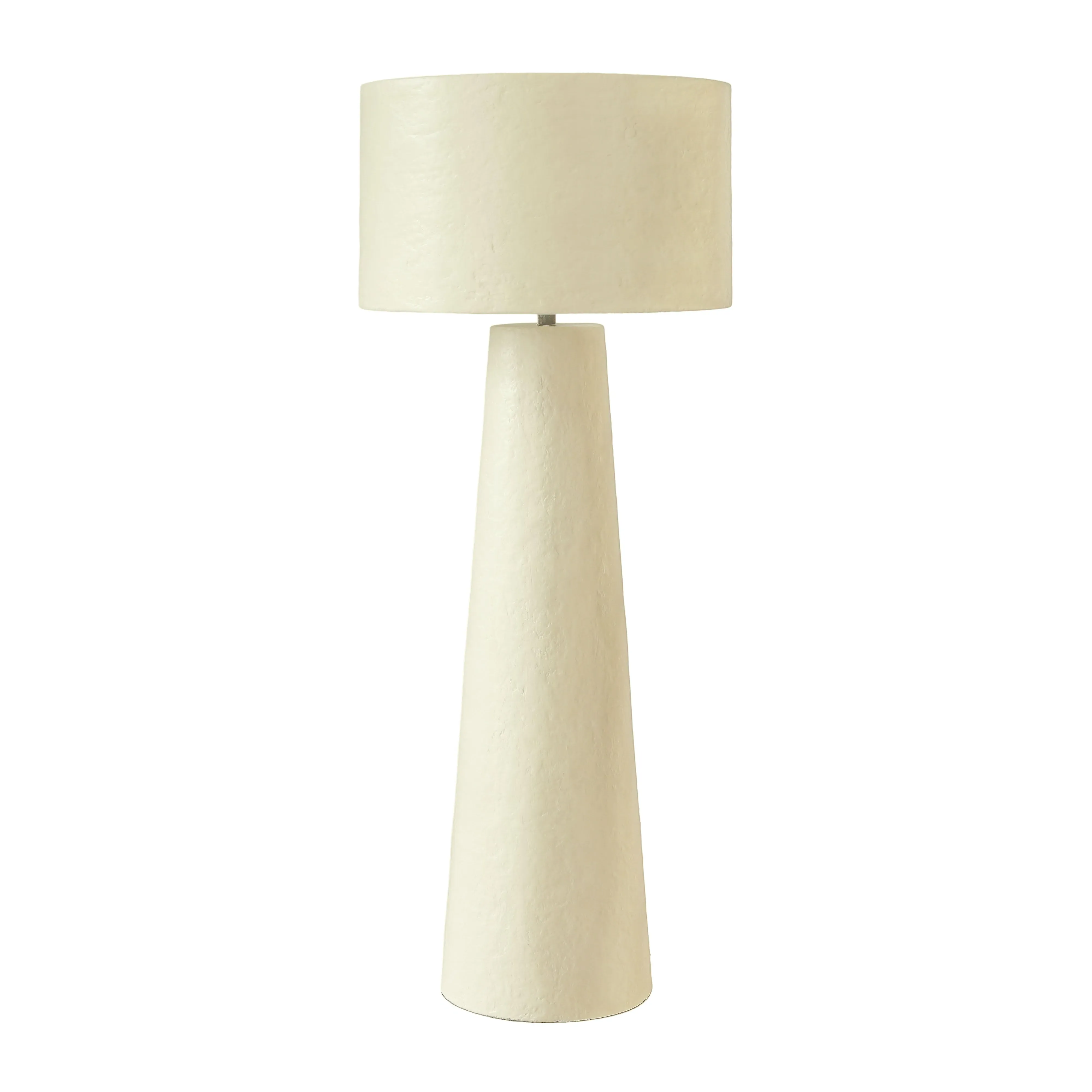 Yala Floor Lamp - Cream, Papier Mache product
