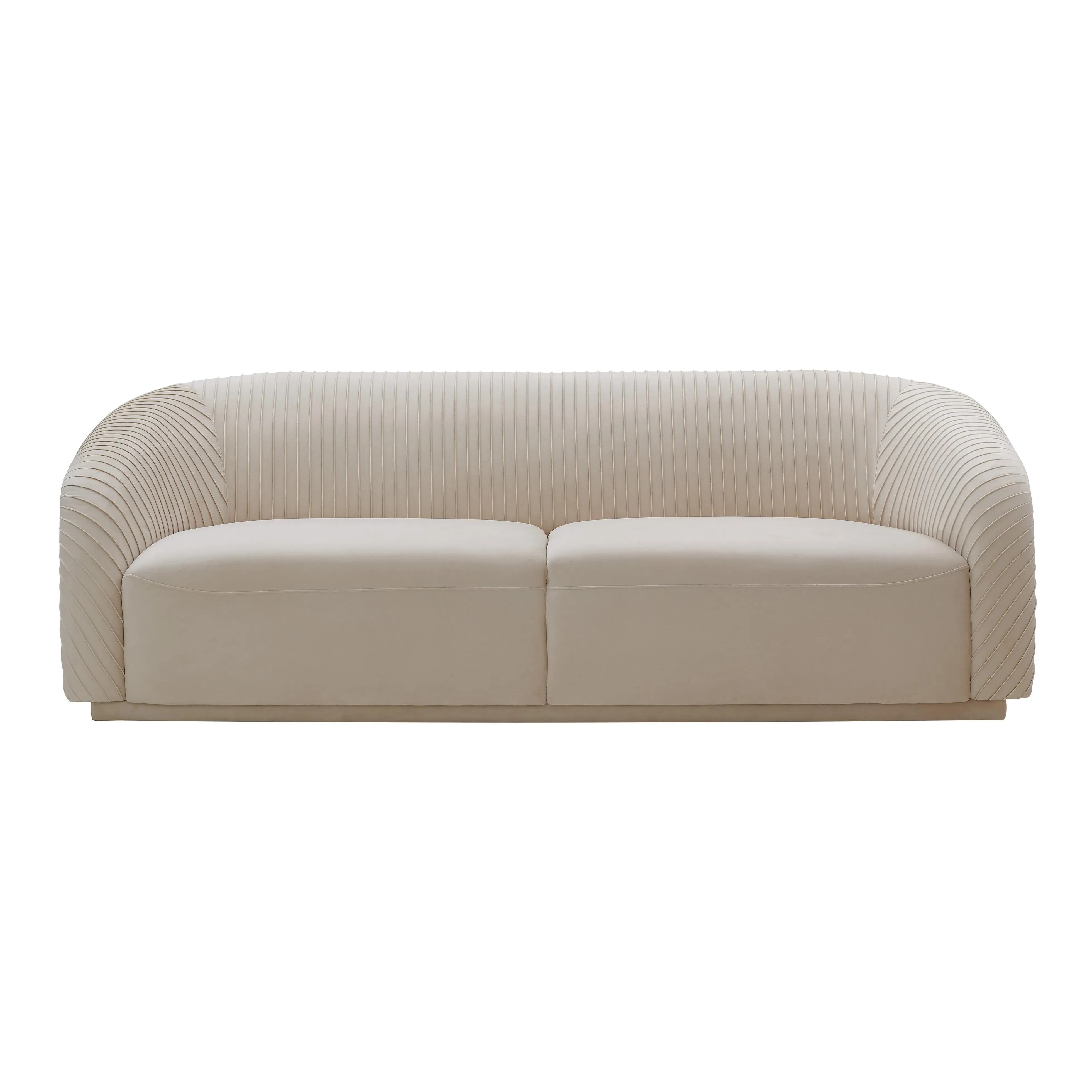 Yara by Inspire Me! Home Decor Pleated Sofa - Velvet product