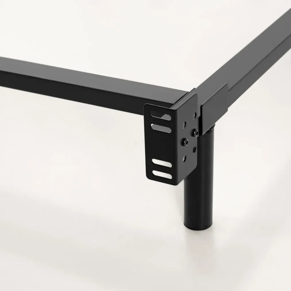 Cal King Size Metal Bed Base - Black