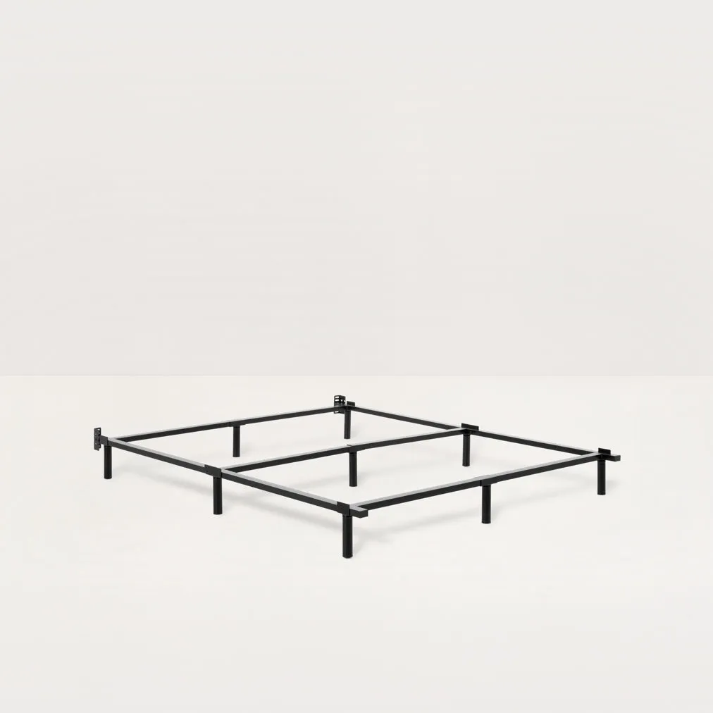 King Size Metal Bed Base - Black