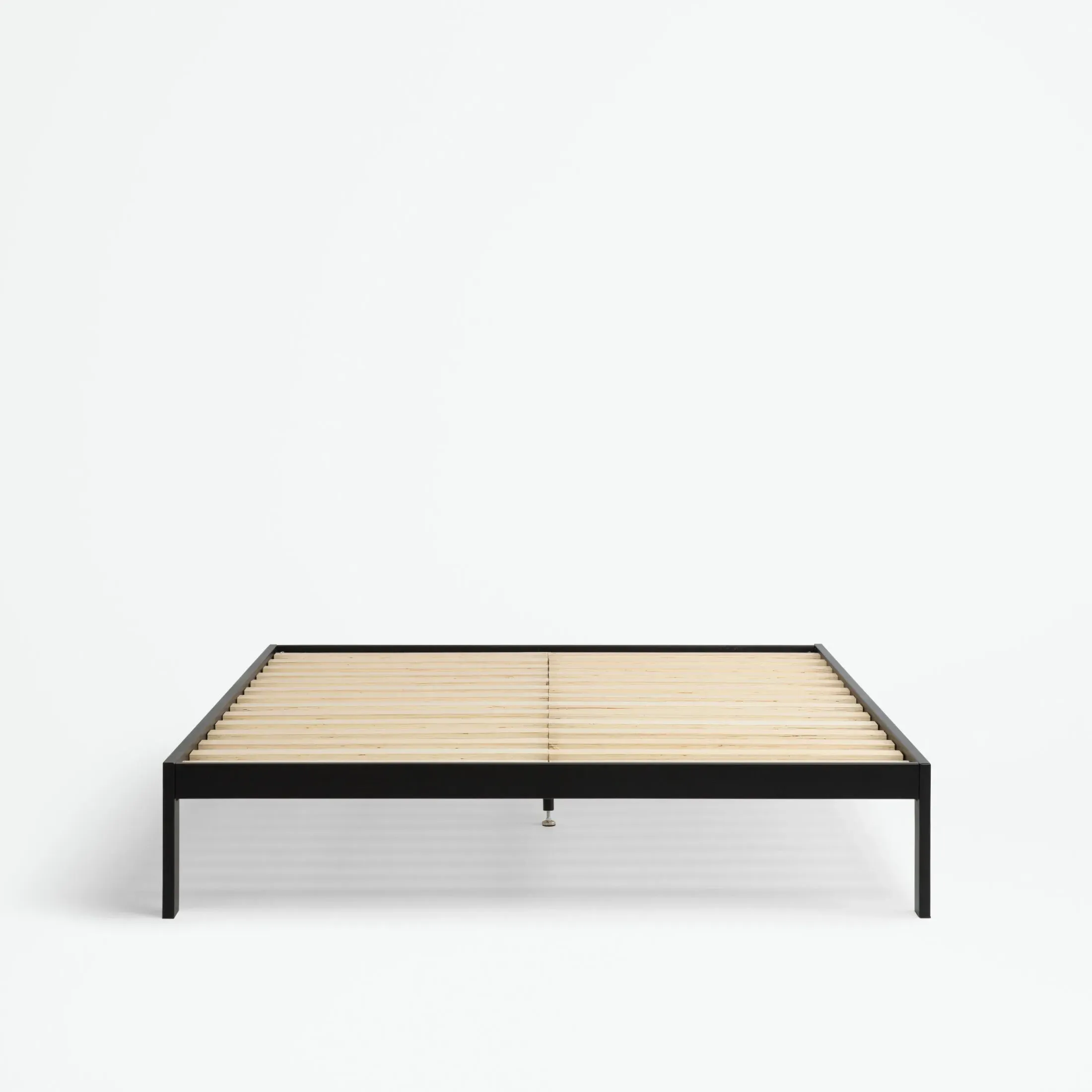 Essential Full Size Platform Bed Frame - Black, Metal image