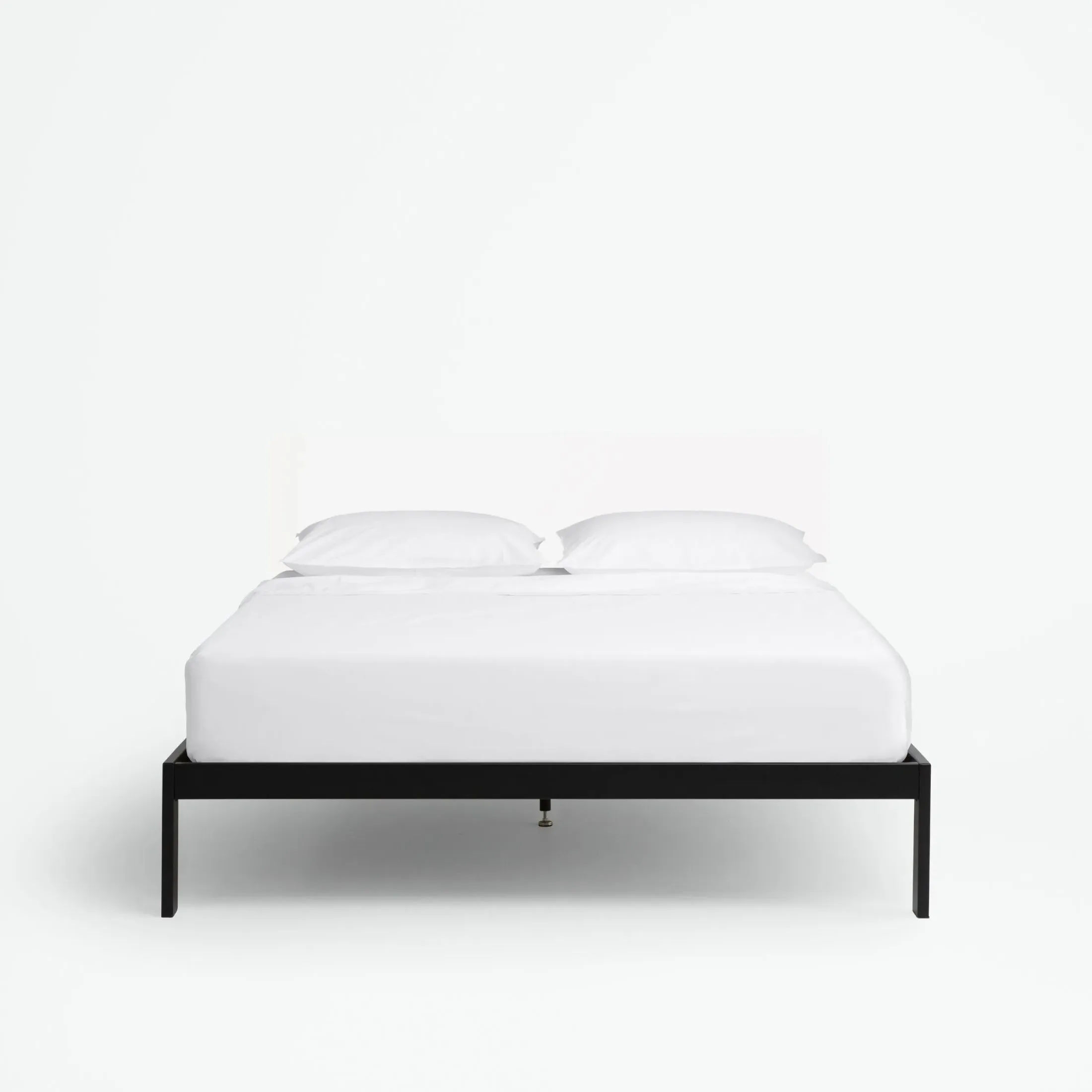 Essential King Size Platform Bed Frame - Black, Metal