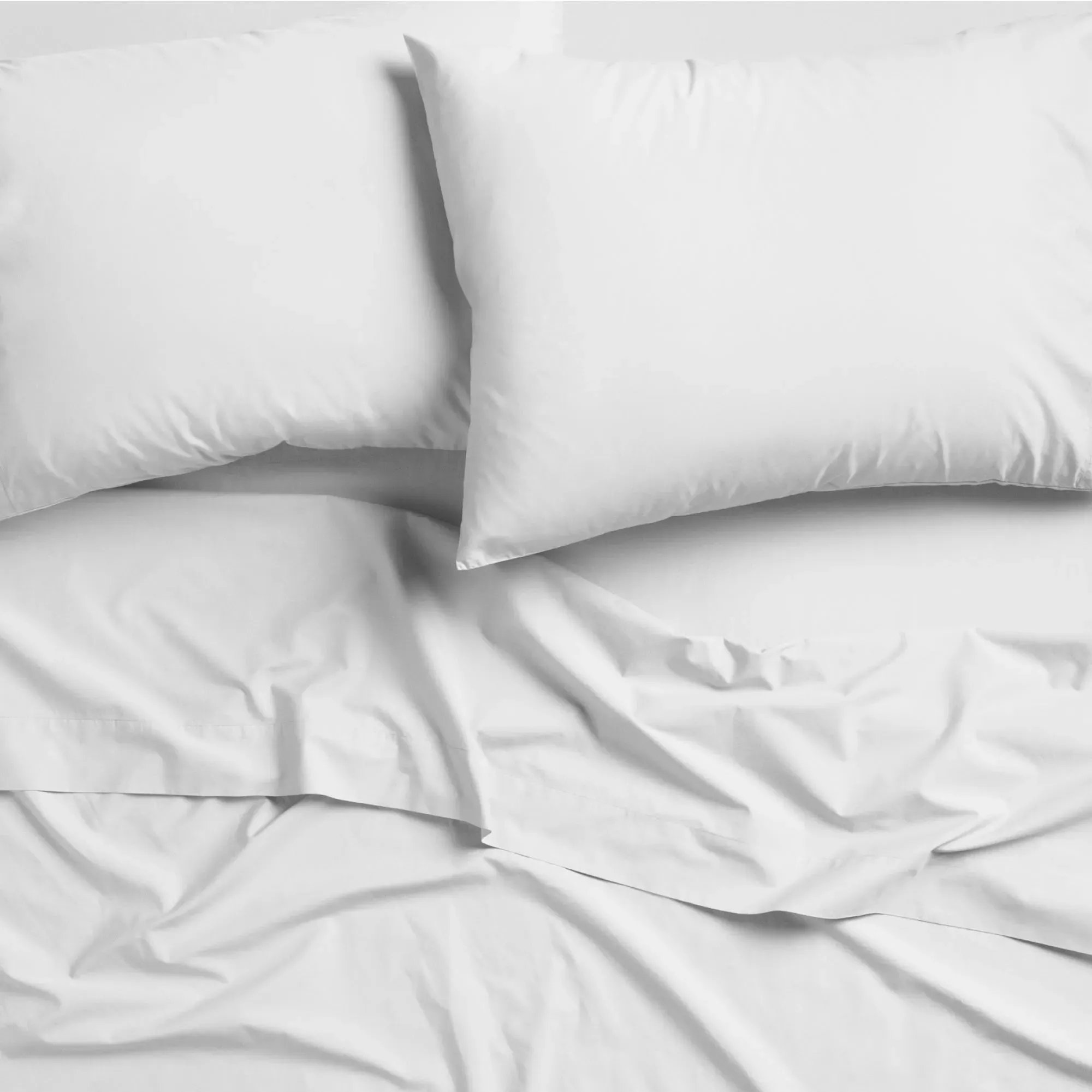 King Size Percale Pillowcase Set - Cloud