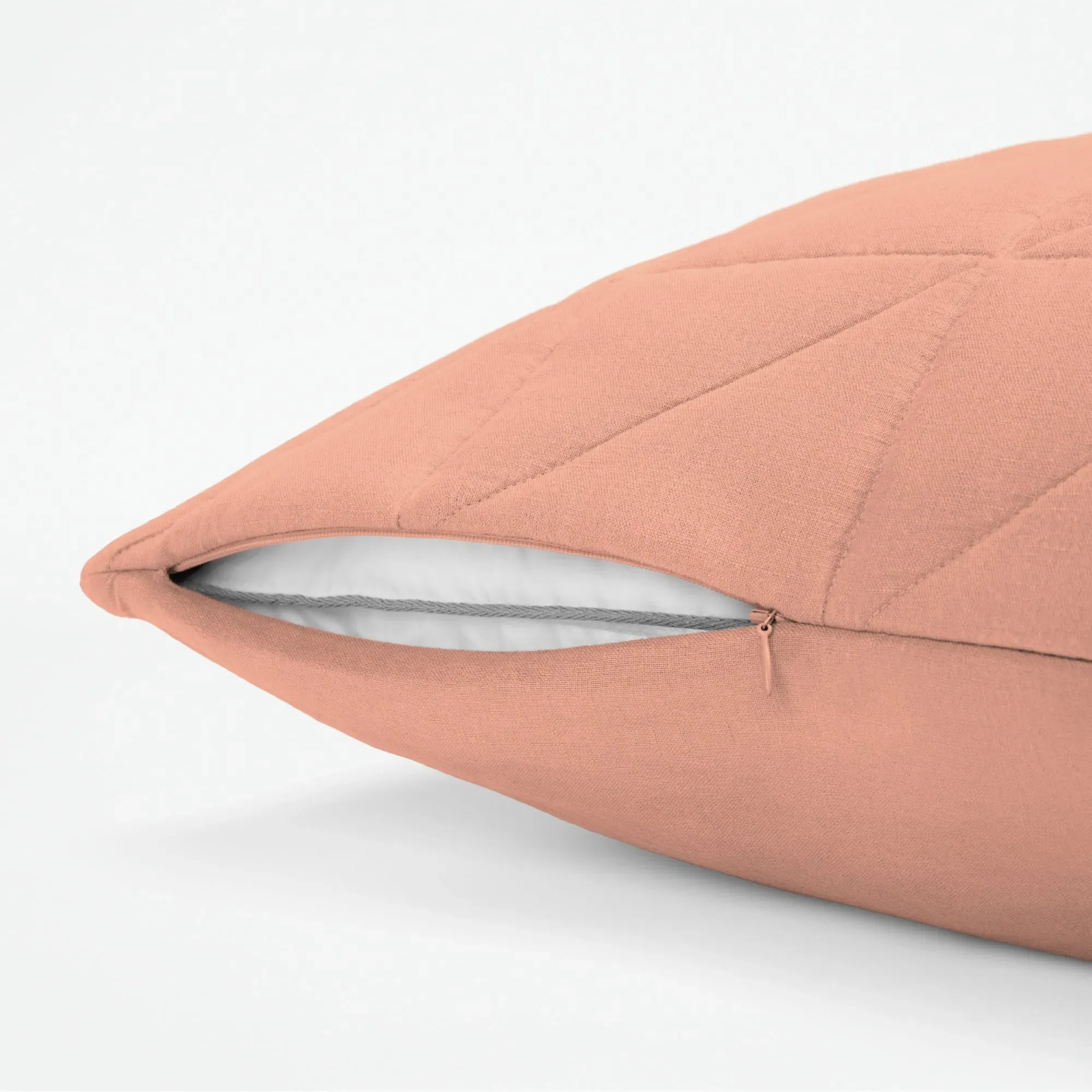 Linen Cotton Body Pillow Cover - Muted Clay