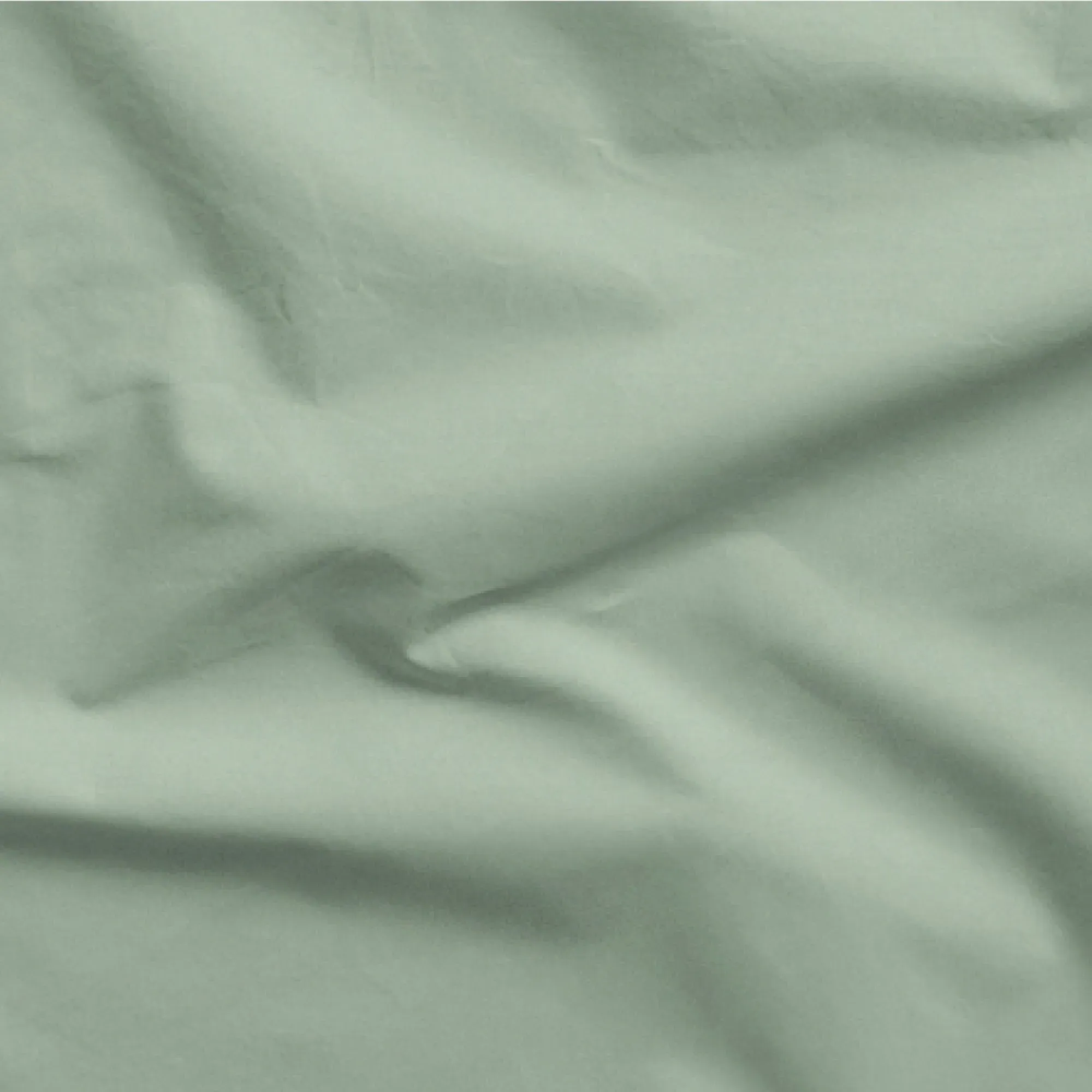 Percale Full Size Duvet Cover Set - Sage